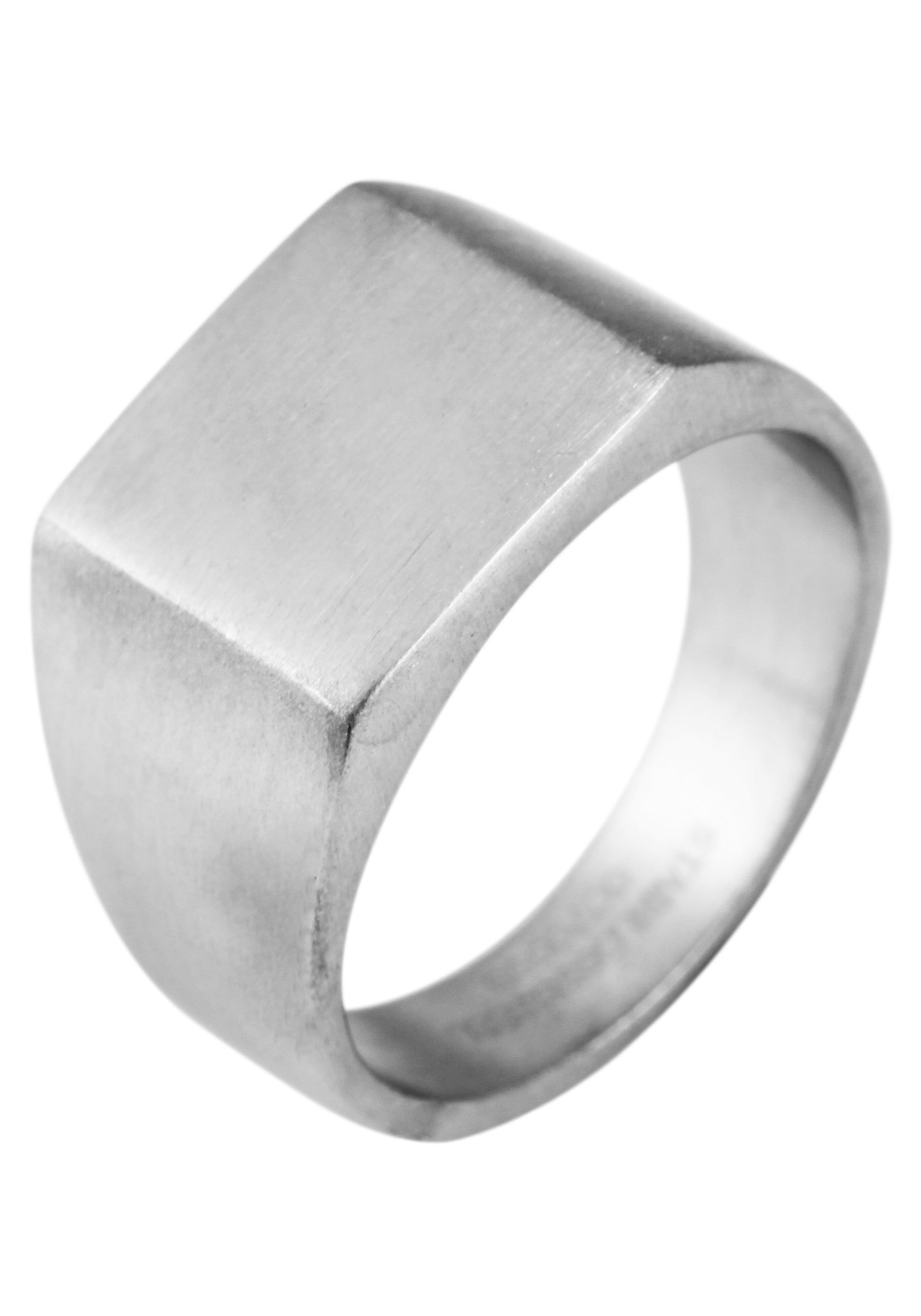 AKZENT Fingerring »"Wrap" Silberfarben Damen Herren - Edelstahl - Schlicht -«