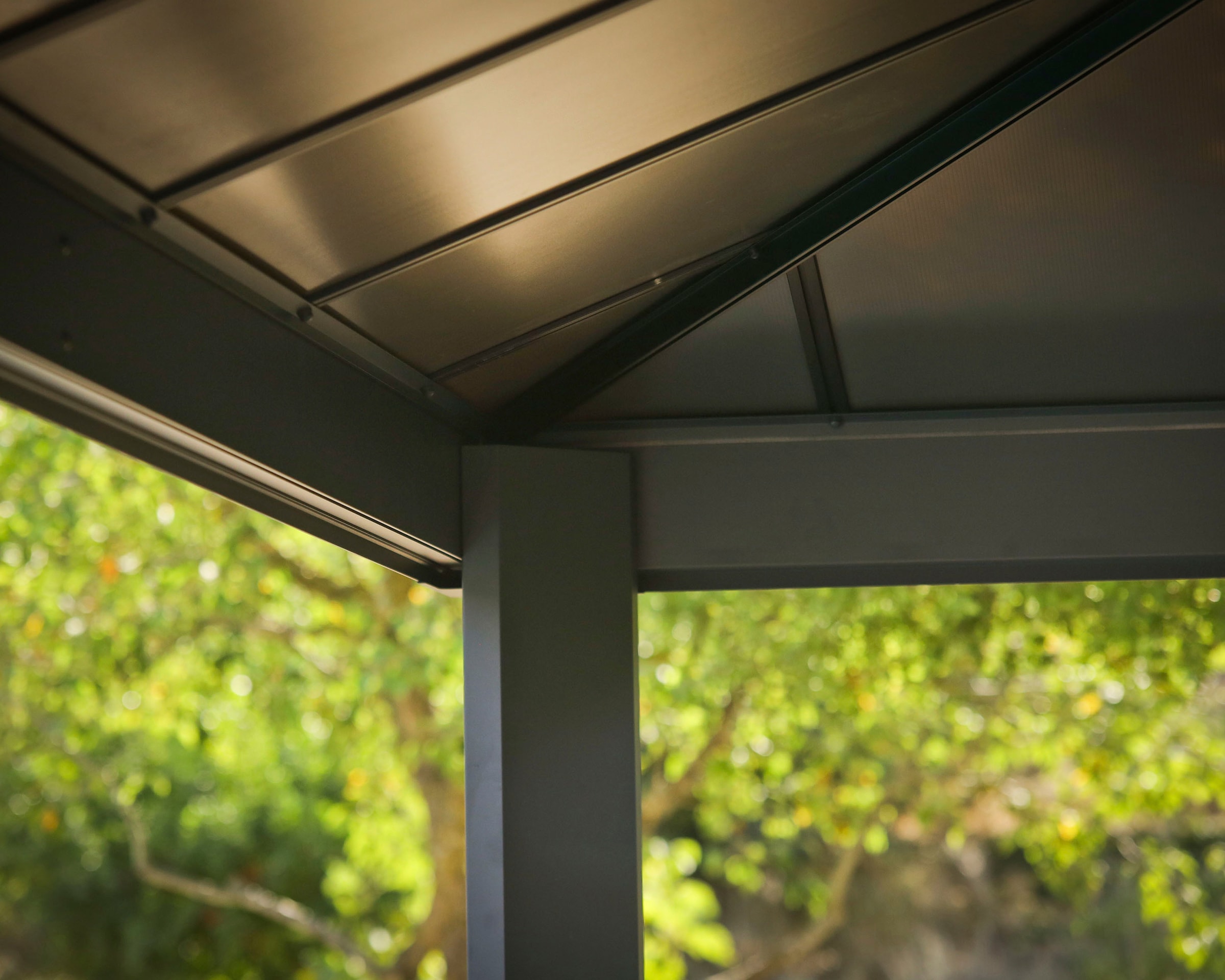 Palram - Canopia Pavillon »Dallas«, 611,5 x 425,5cm, Anthrazit