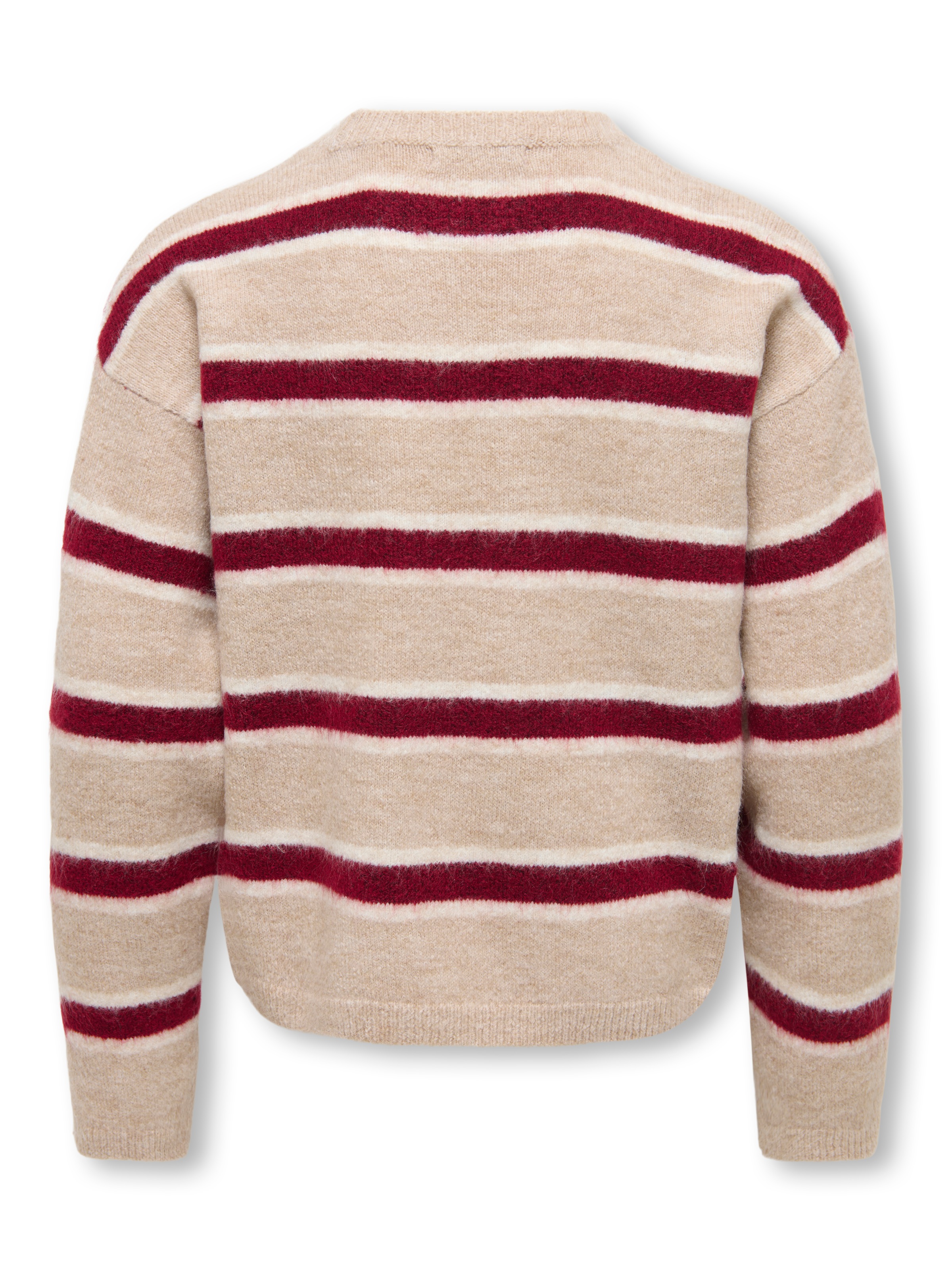KIDS ONLY Strickpullover »KOGTALIO SCHOOL LS SHORT O-NECK KNT« Materialmix