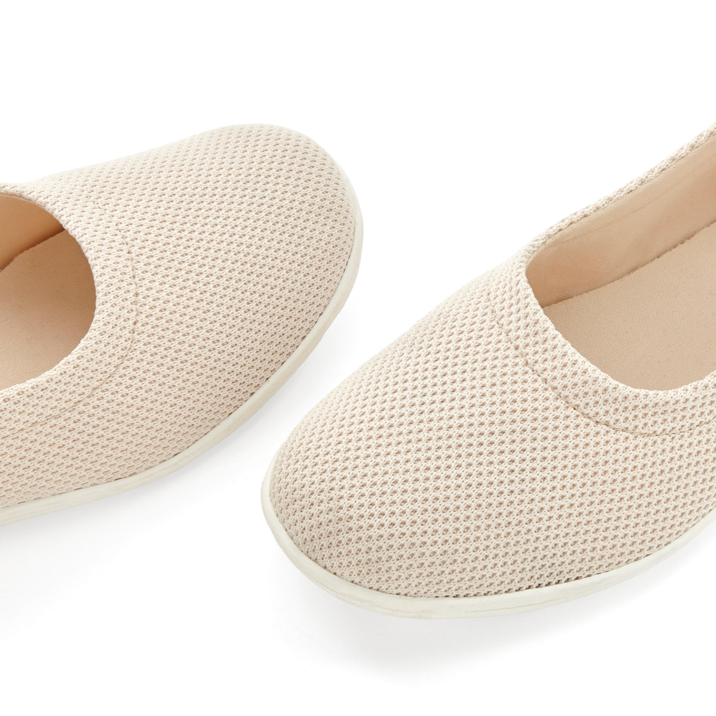Vivance Slipper, Ballerina in leichter Mesh-Optik VEGAN