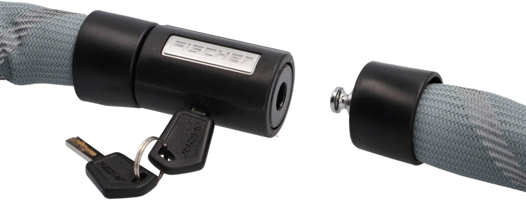 FISCHER Fahrrad Kettenschloss »Kettenschloss SILENCE CK100/32 mint«