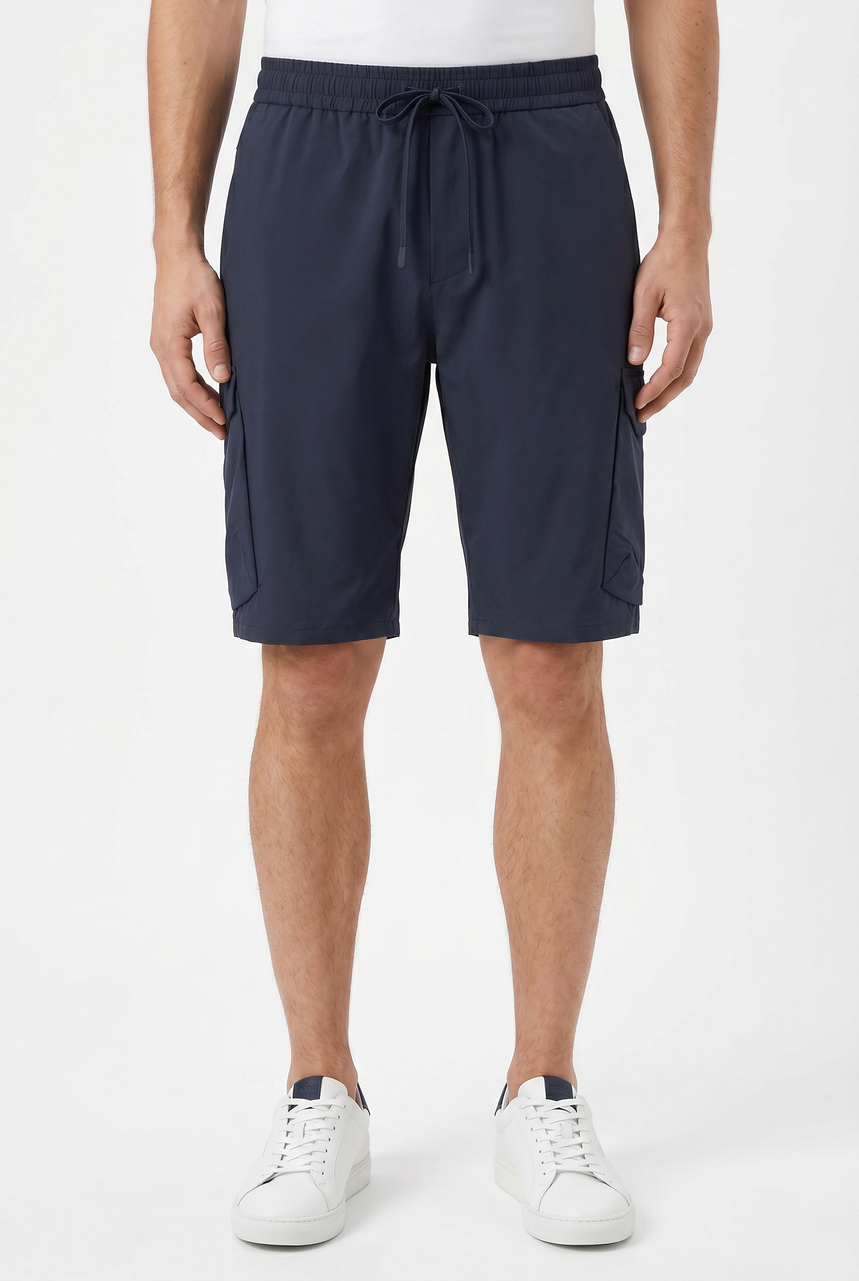 BOSS GREEN Shorts »S Urbanex-Cargo«  mit Cargotaschen Cargohose Stretchhose Businesshose Anzughose