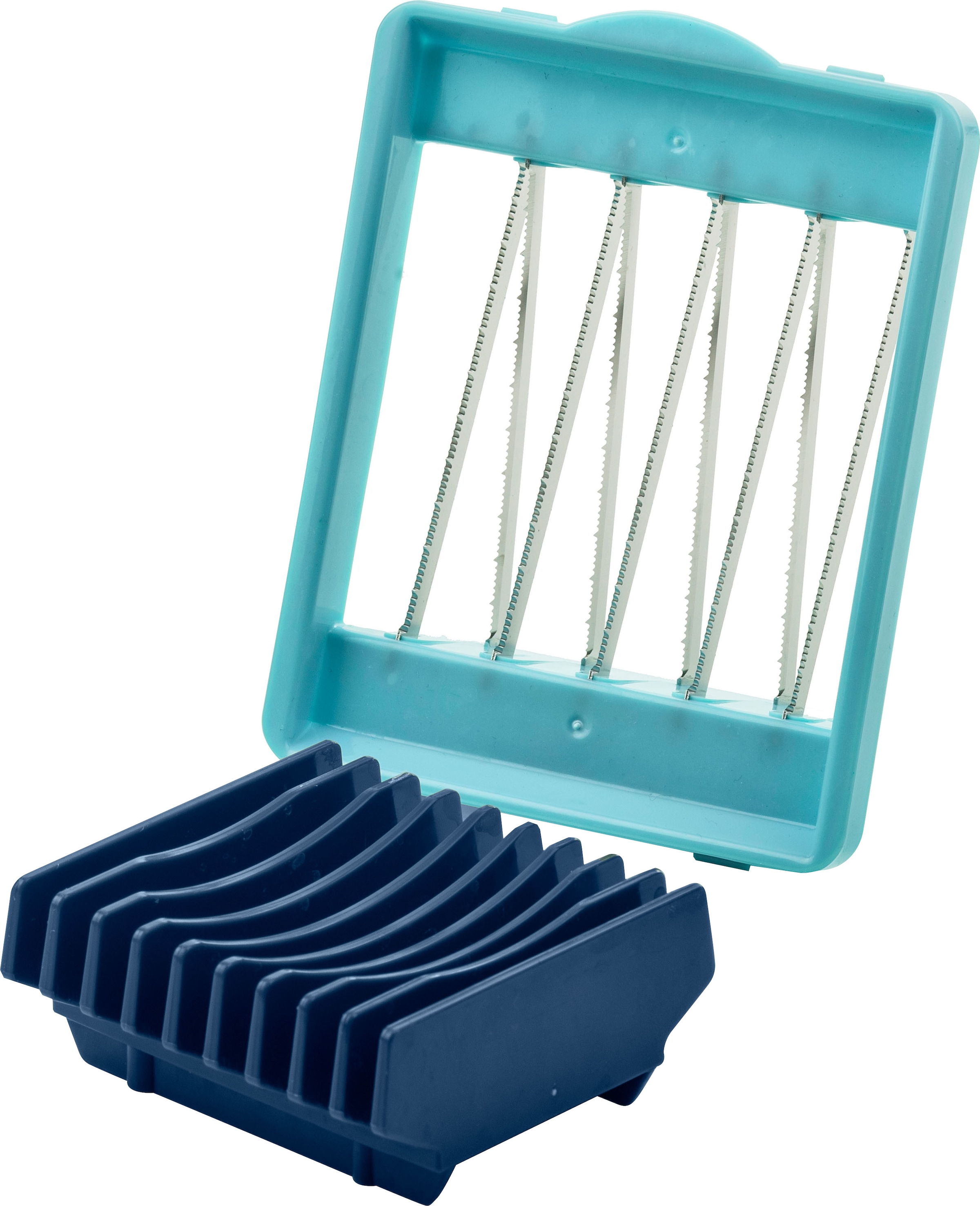 Genius Gemüseschneider »Nicer Dicer Chef, Set 15-tlg., schneiden/reiben, alles mit einem Gerät« f. Würfel, Stifte, Scheiben, Streifen, Juliettis, Spiralen u. Julienne