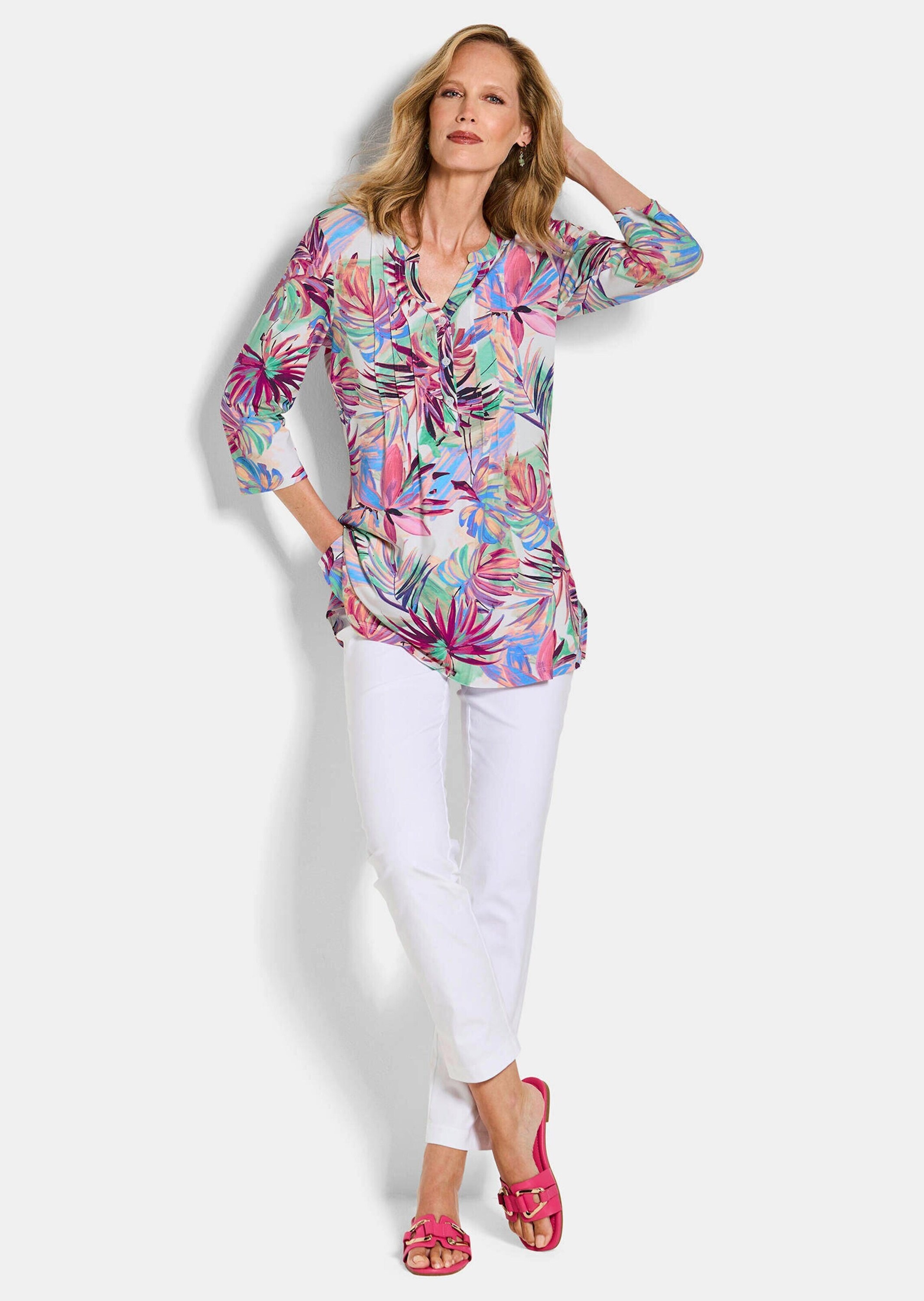 GOLDNER Tunika »Jersey-Tunika mit Biesen«