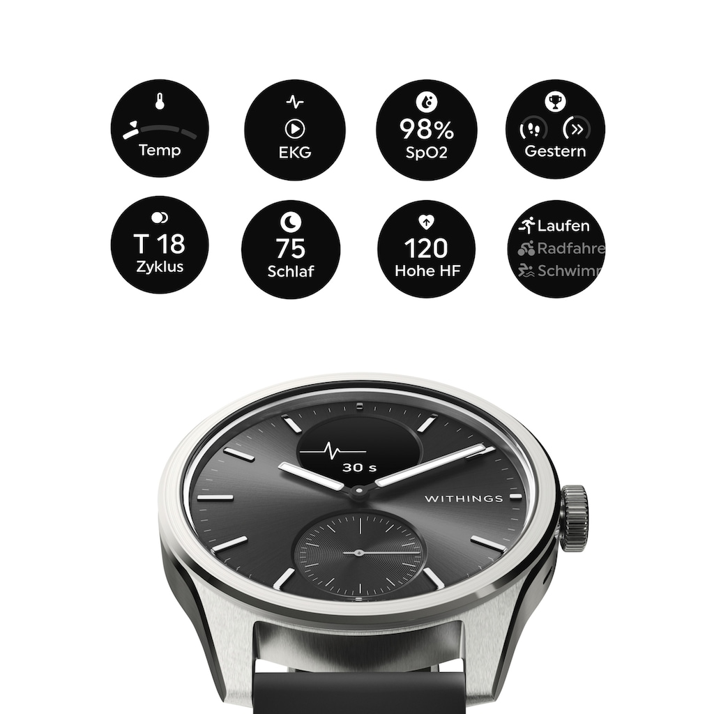 Withings Smartwatch »ScanWatch 2 (42 mm)«