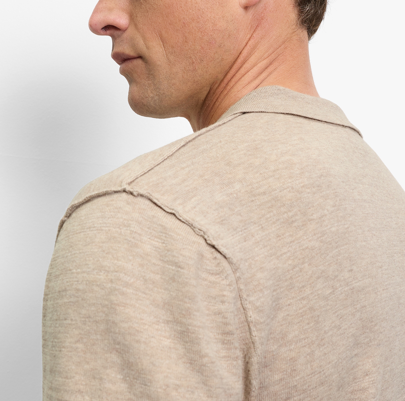 OLYMP Poloshirt »Strick Casual« mit Knopfleiste, regular fit