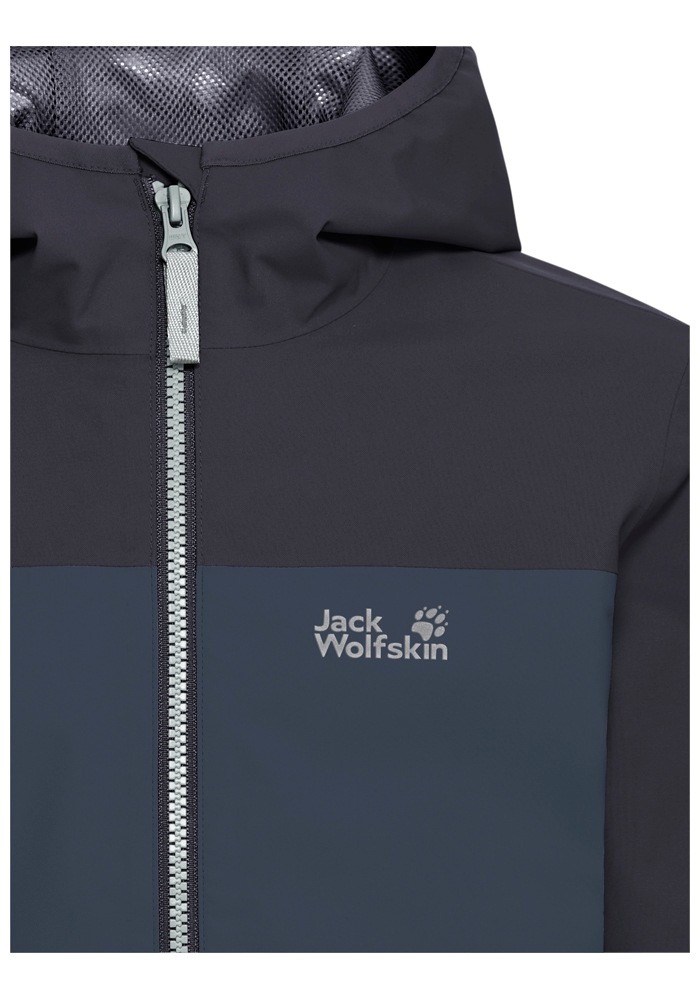 Jack Wolfskin Regenjacke »ADVENTURETRIBE 2L JKT K« Wasserdicht, atmungsaktiv, Übergangsjacke