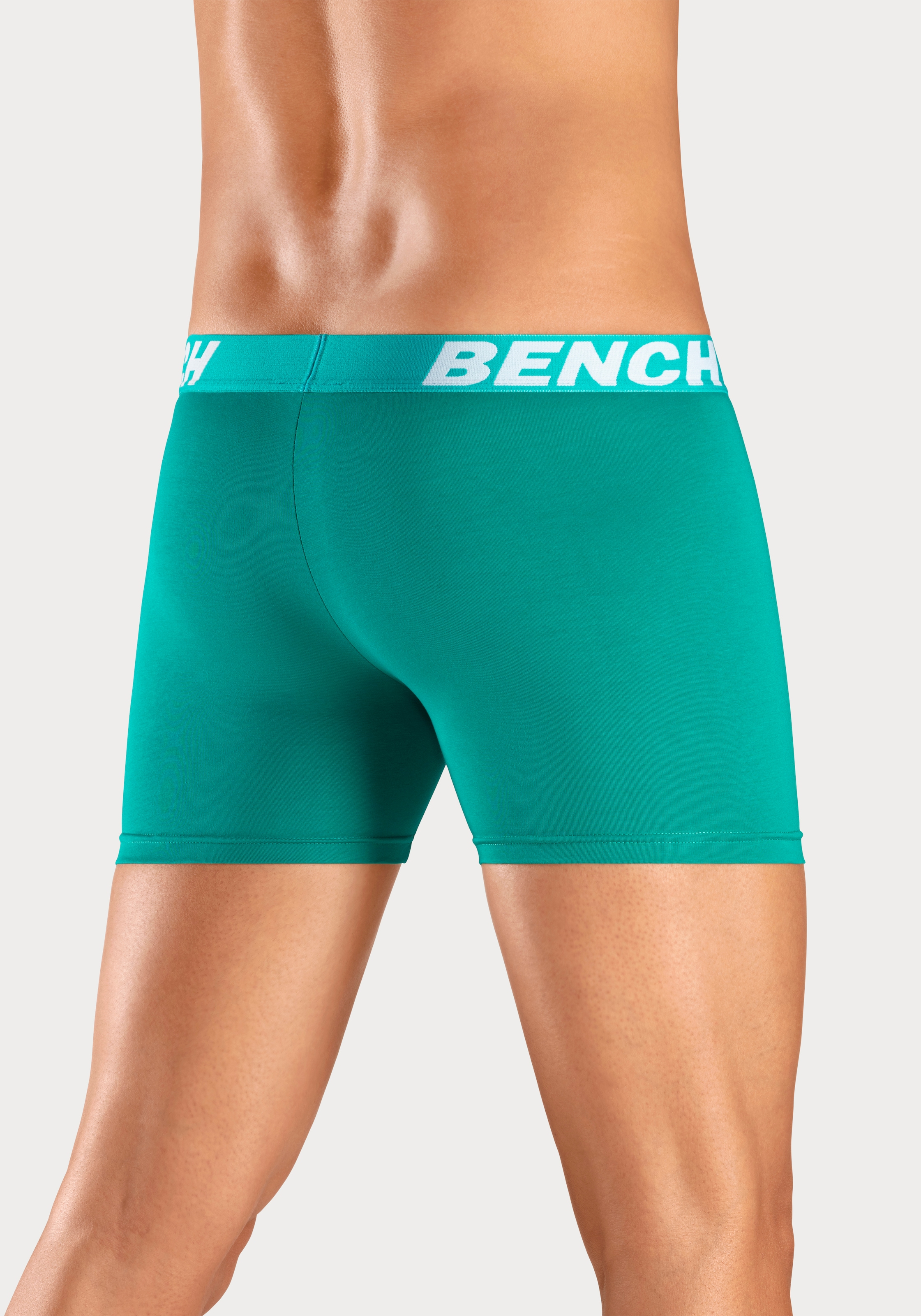 Bench. Boxer »Boxershorts für Herren«, (Packung, 4 St.), mit längerer Beinform aus Baumwollmischung