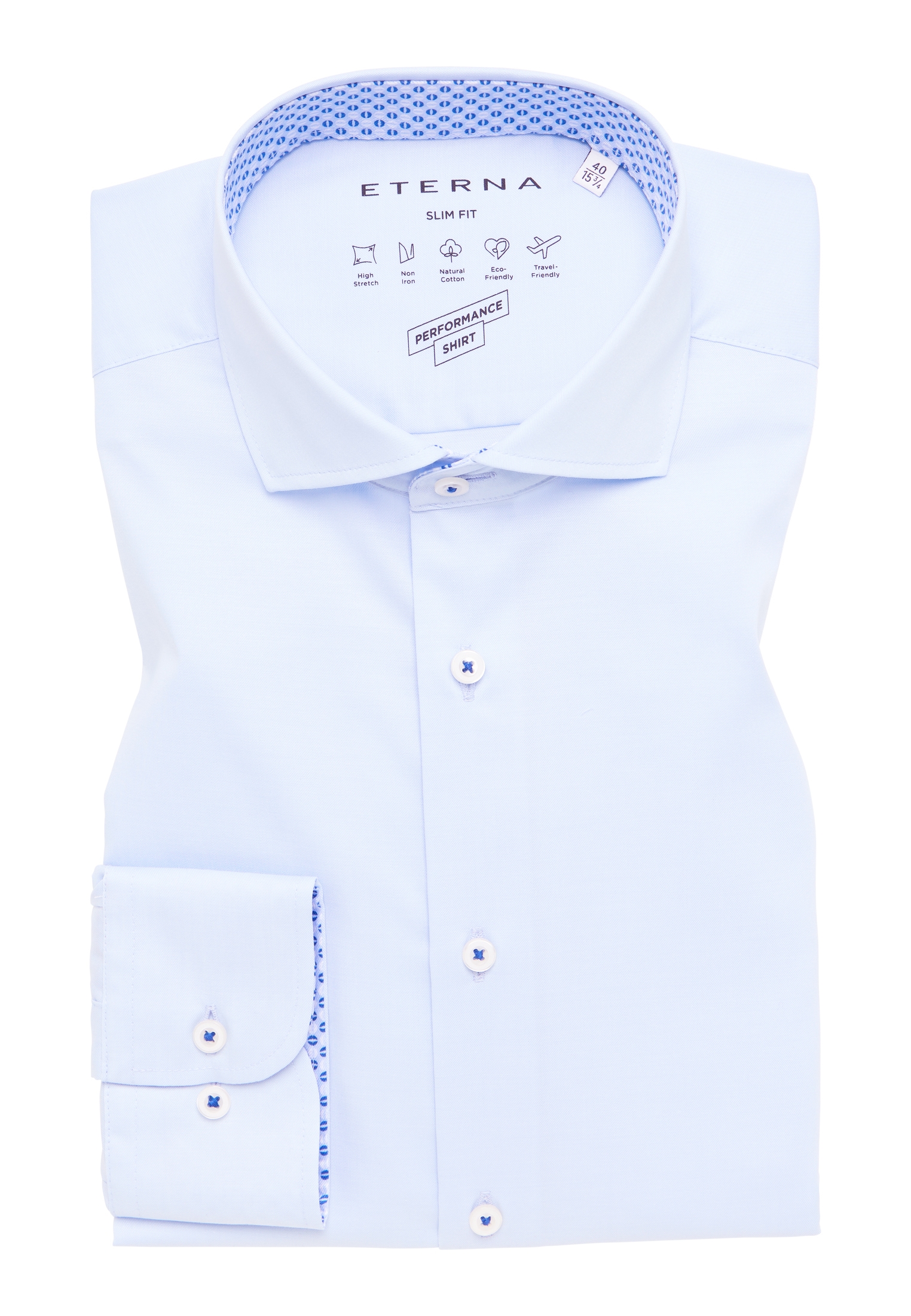 Eterna Langarmhemd »SLIM FIT«