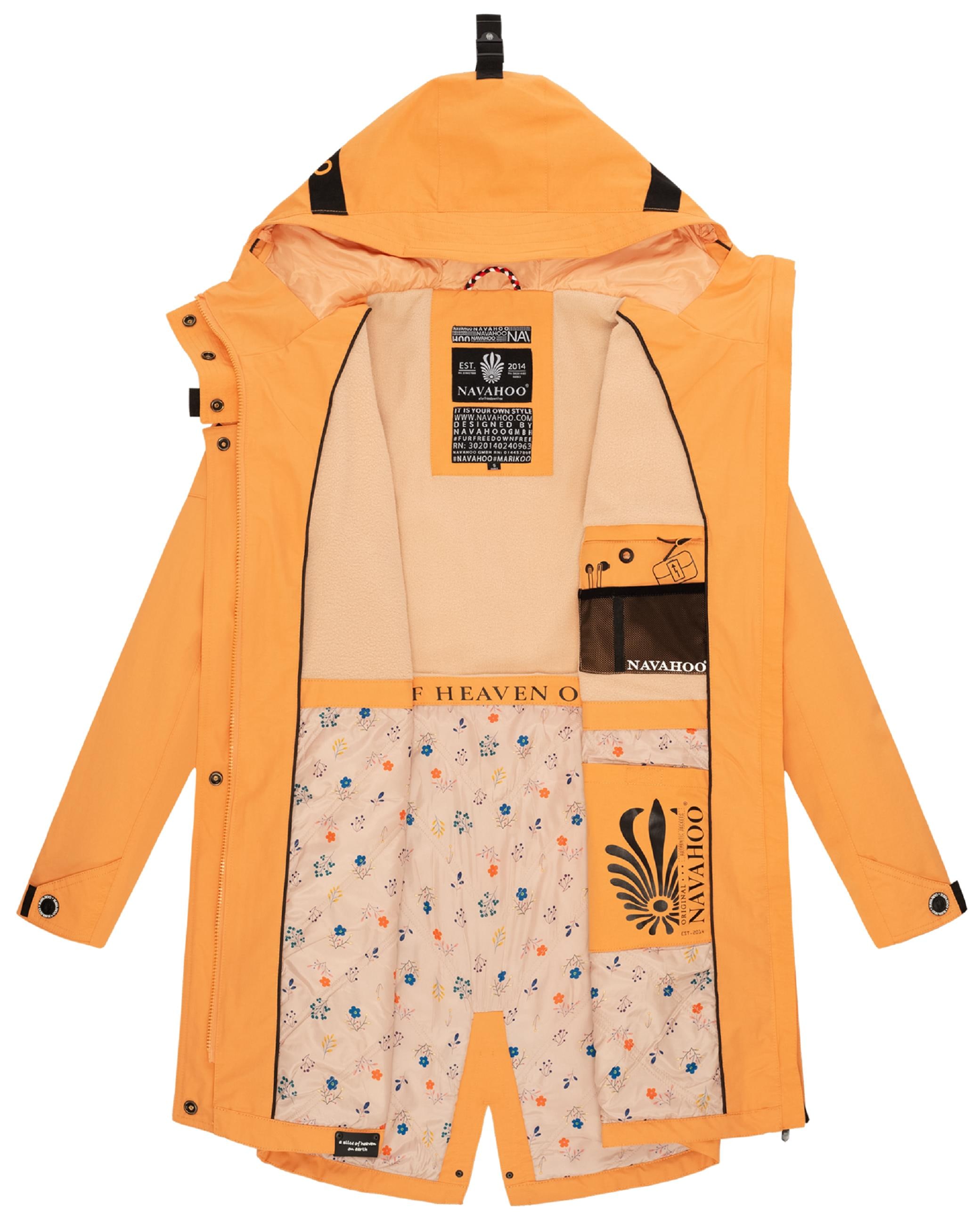 Navahoo Outdoorjacke »Übergangsjacke Pfefferschote«, mit Kapuze, moderne Damen Übergangsjacke mit Kapuze