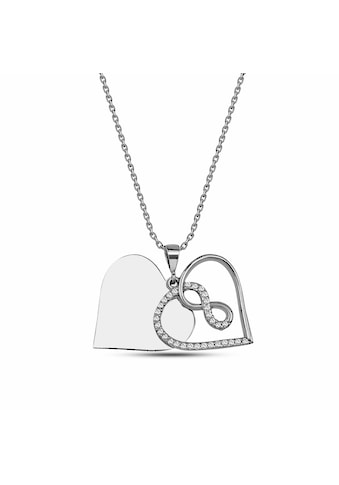 dKeniz Herzkette »925/- Sterling Silber Herzkette«, (Set, 1 tlg.) kaufen