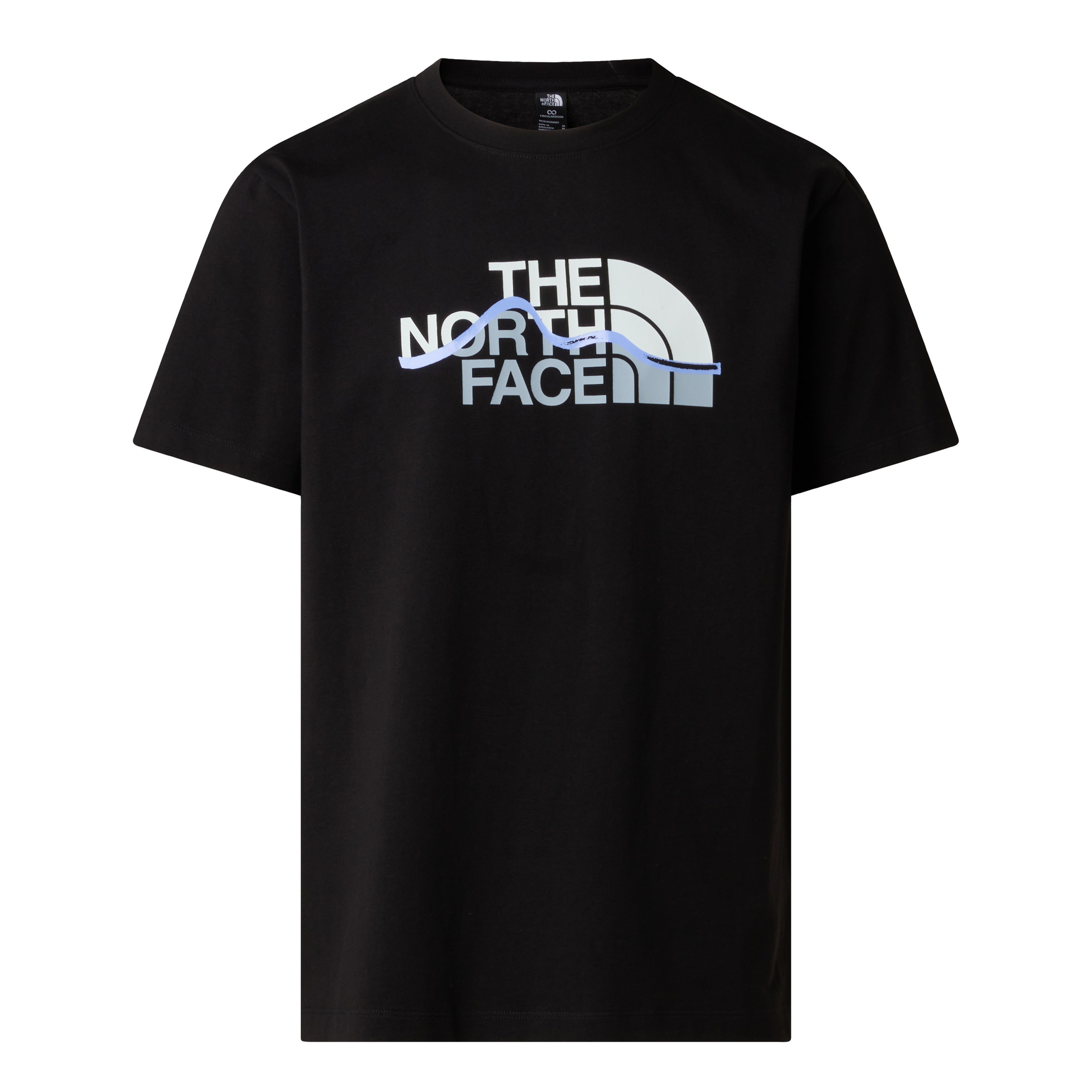 The North Face T-Shirt »M MOUNTAIN LINE REGULAR SHORT SLEEVE TEE« sportlicher Stil, Kurzarm, für Sport und Outdoor, aus Baumwolle