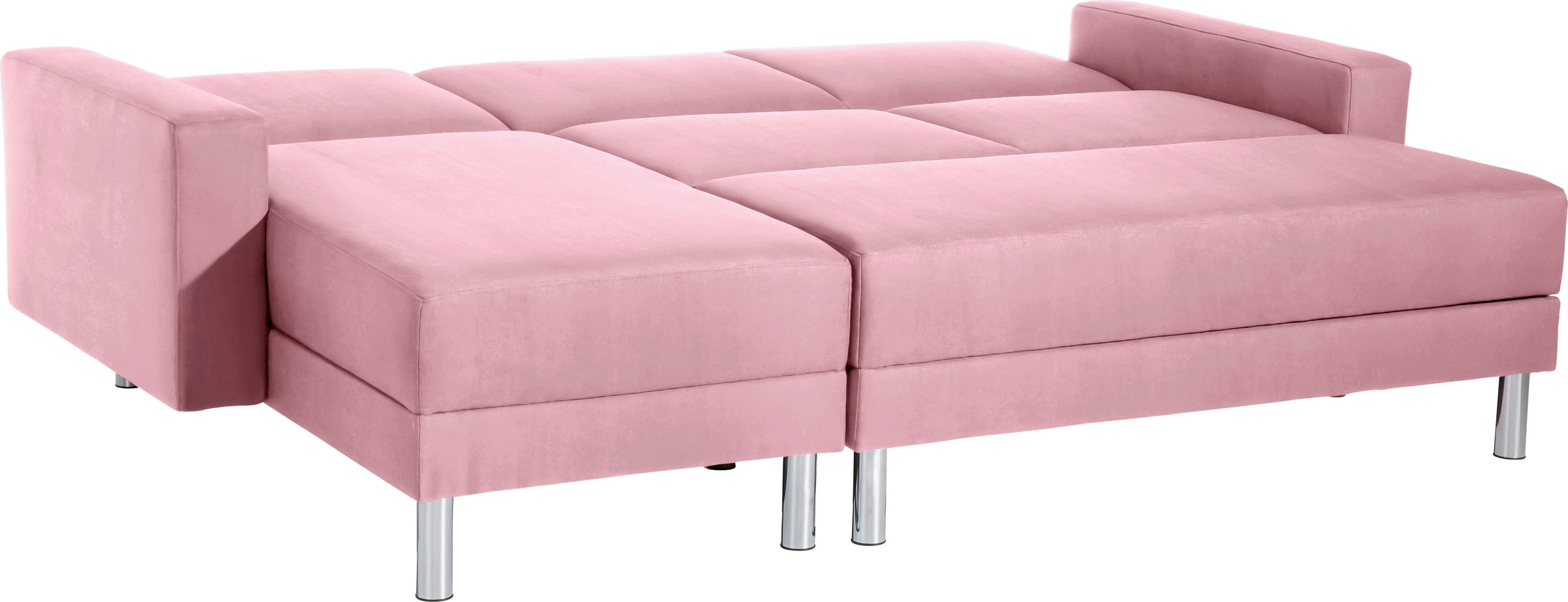 Max Winzer® Schlafsofa »Just Fresh modernes kubisches Sofa, Rückenverstellung für Sitzkomfort« Recamiere links oder rechts montierbar, elegante Metallfüße
