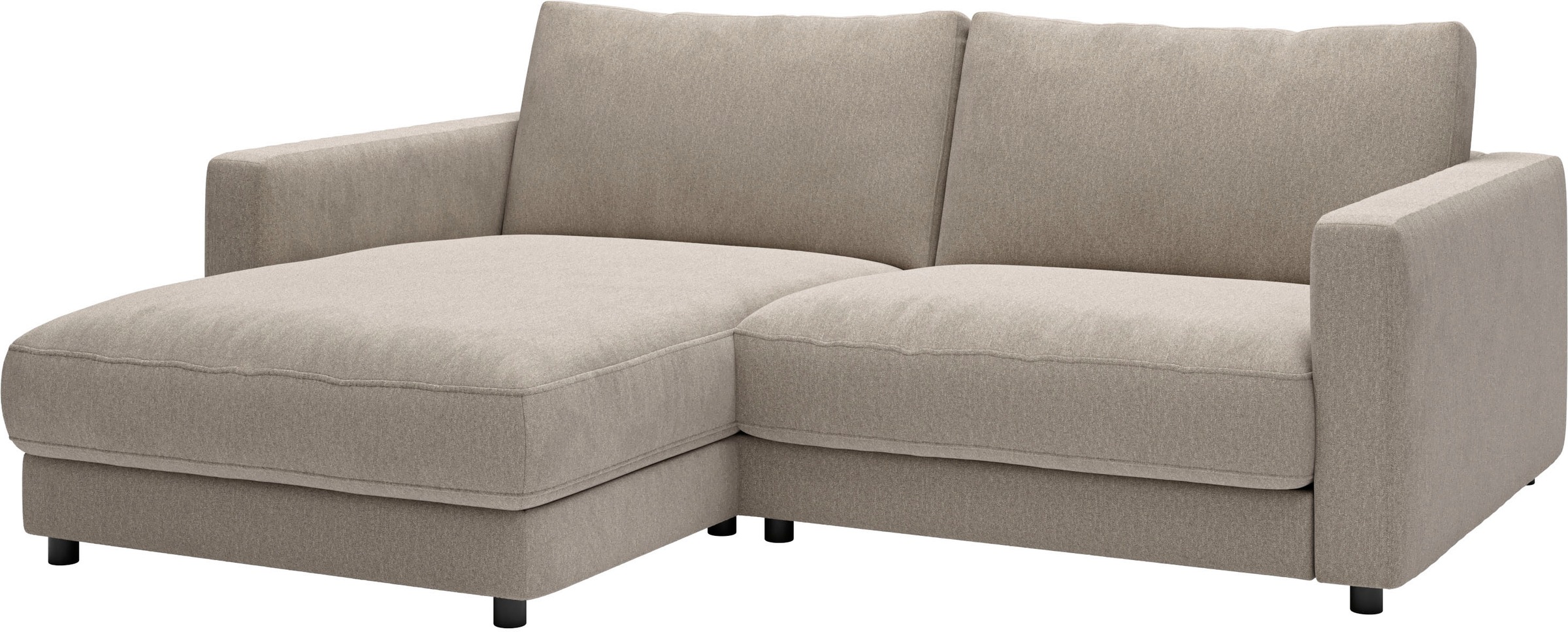 Home affaire Ecksofa »Ecksofa Jiro, L-Form, große Sitztiefe, Breite 226 cm« lose Sitz- & Rückenkissen, weicher Polsteraufbau, komfortabel & modern