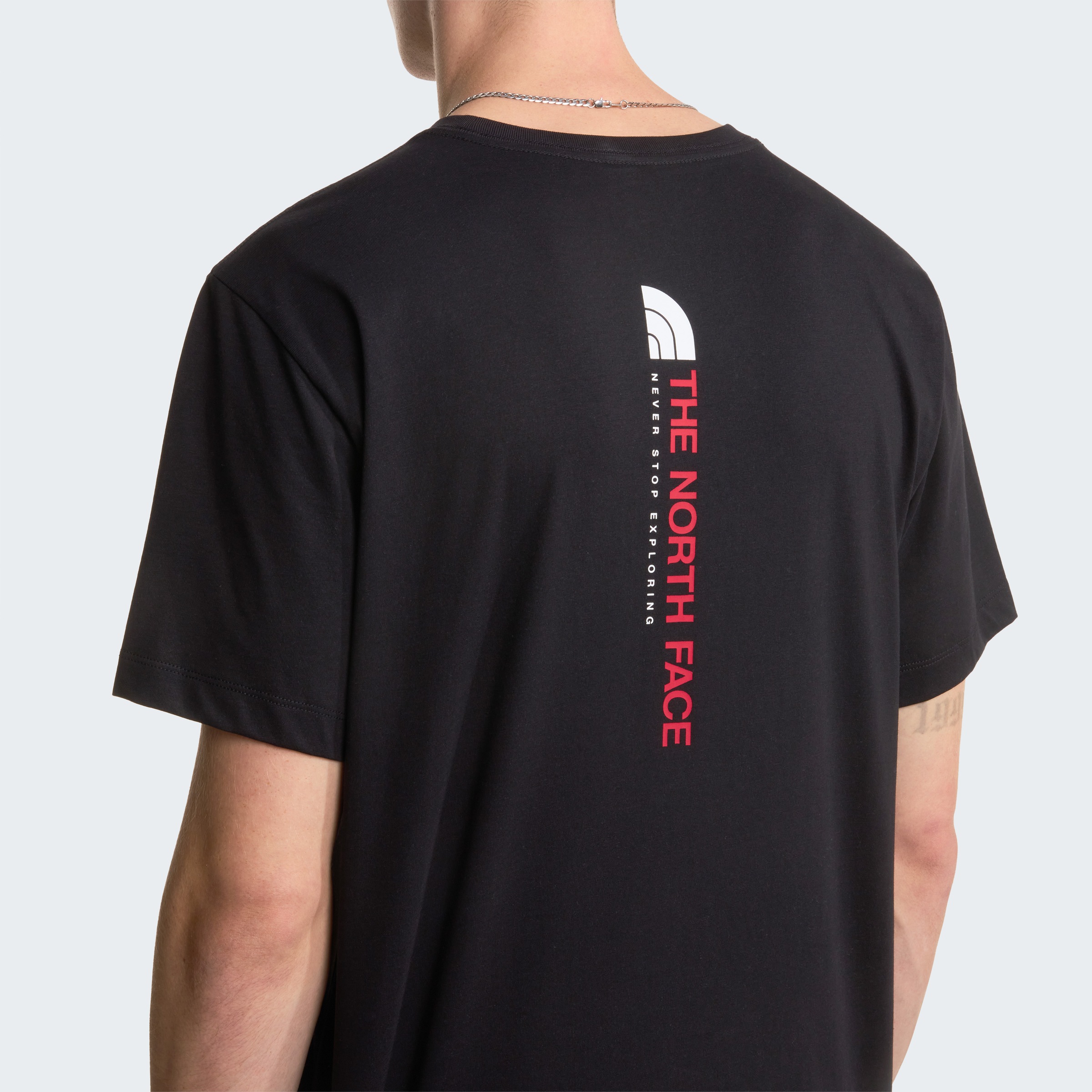 The North Face T-Shirt »M VERTICAL REGULAR SHORT SLEEVE TEE-GRAPHIC« normale Passform, kurze Ärmel, für Sportmode und Outdoormode
