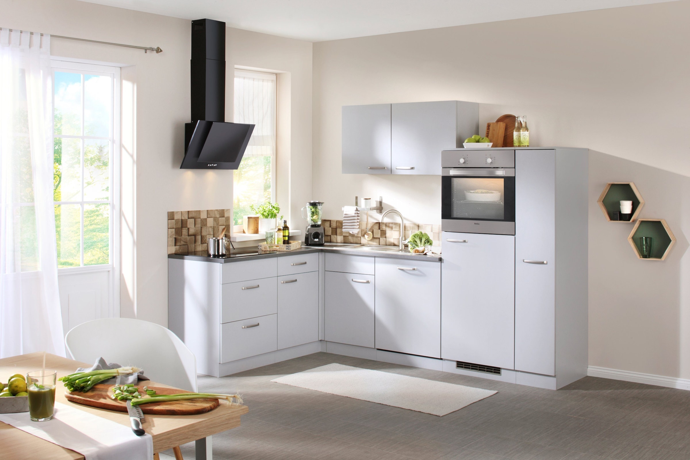 wiho Küchen Winkelküche E-Geräten, bei mit OTTO x cm 260 170 »Michigan«