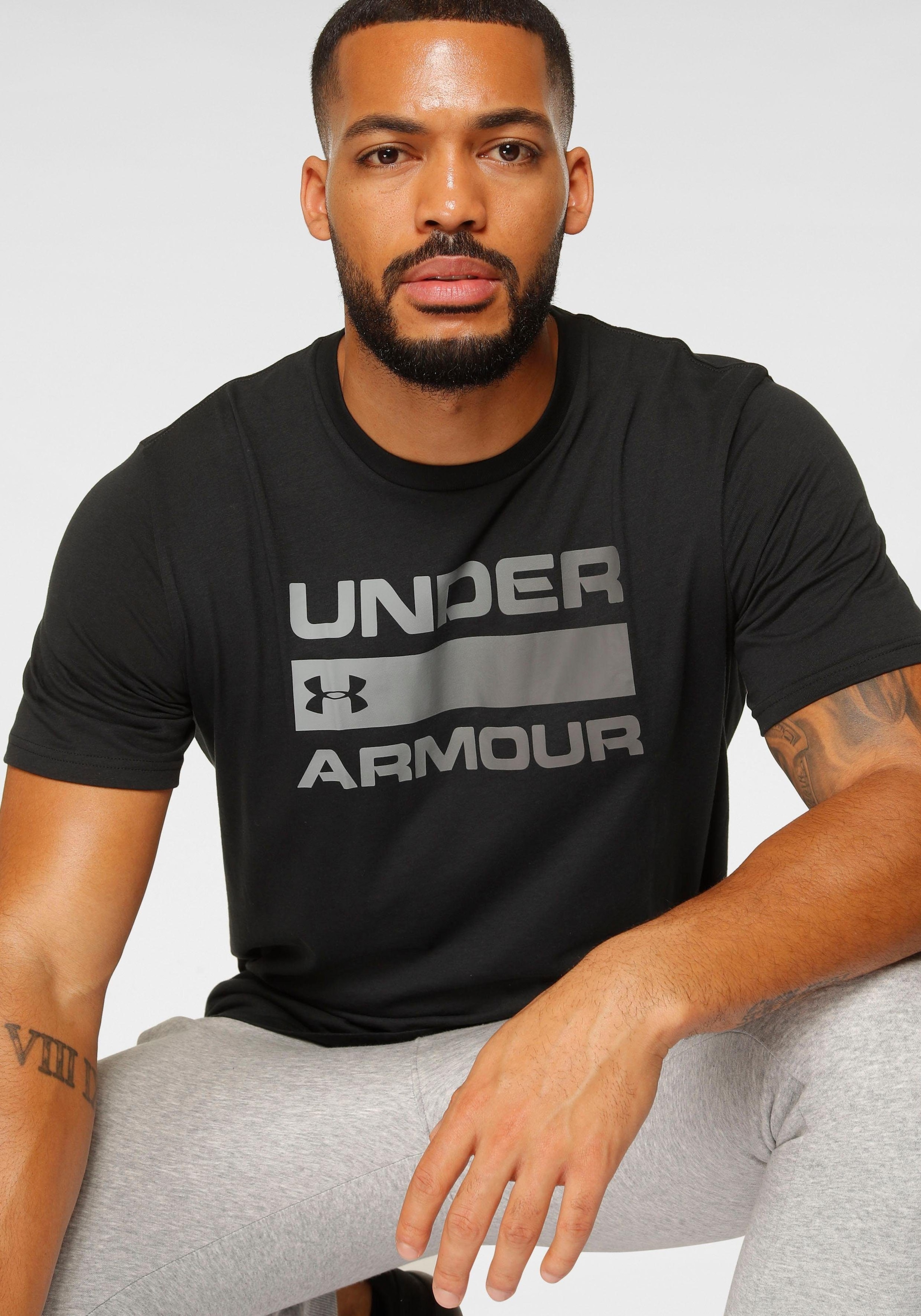 Under Armour Team Issue Wordmark Herren T-Shirt Kurzarm Sport