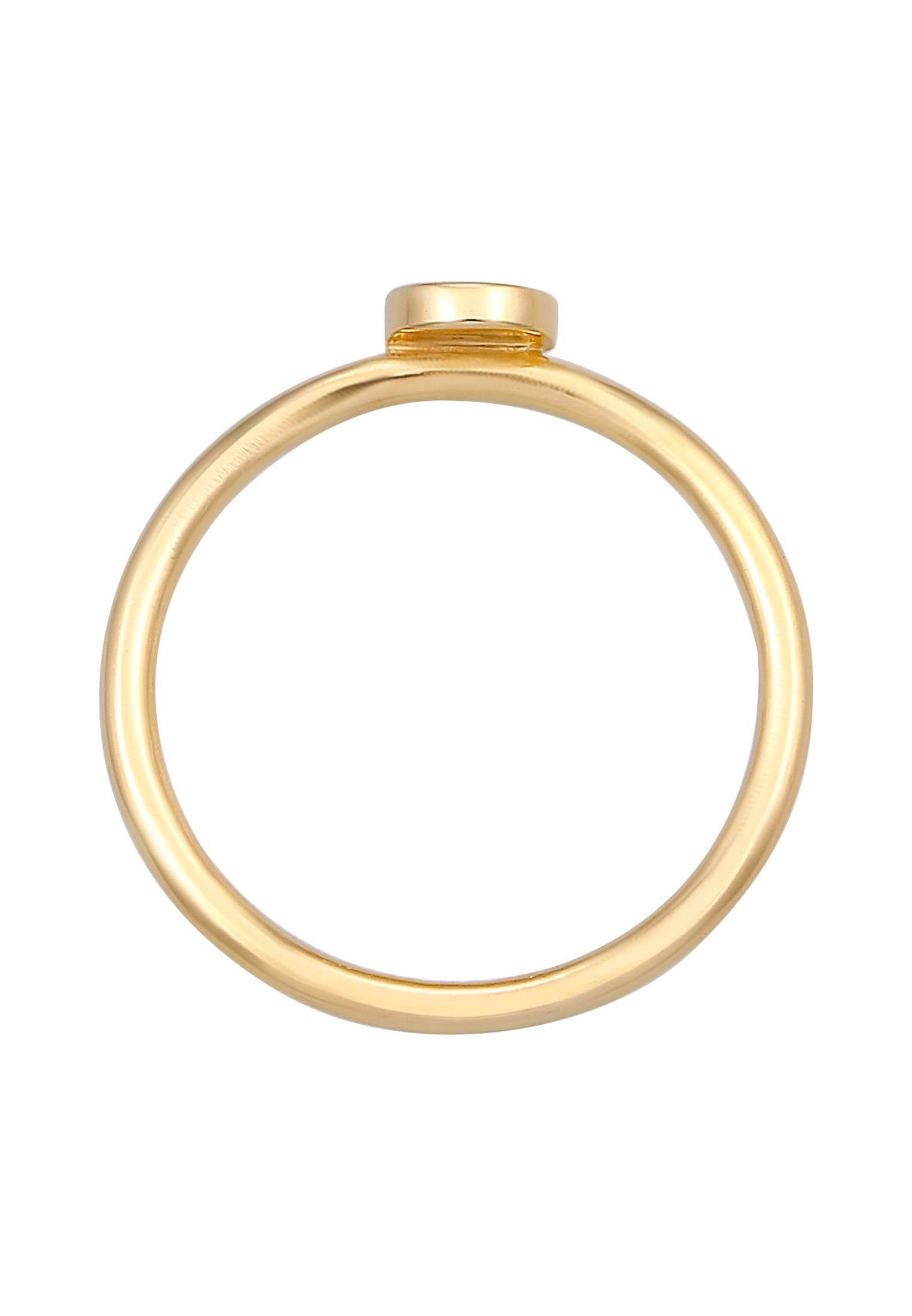 Elli Silberring »Ring Smiling Pinky Ring 925 Silber«