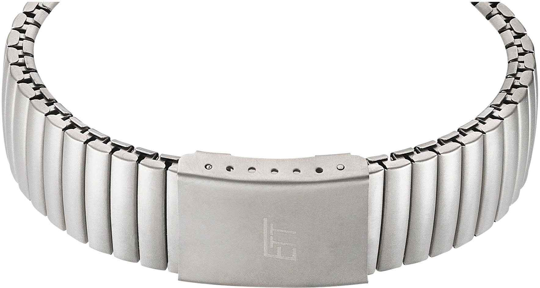 ETT Funkuhr »Station Watch«, Armbanduhr, Damenuhr, Solar, Flexband, Zugband