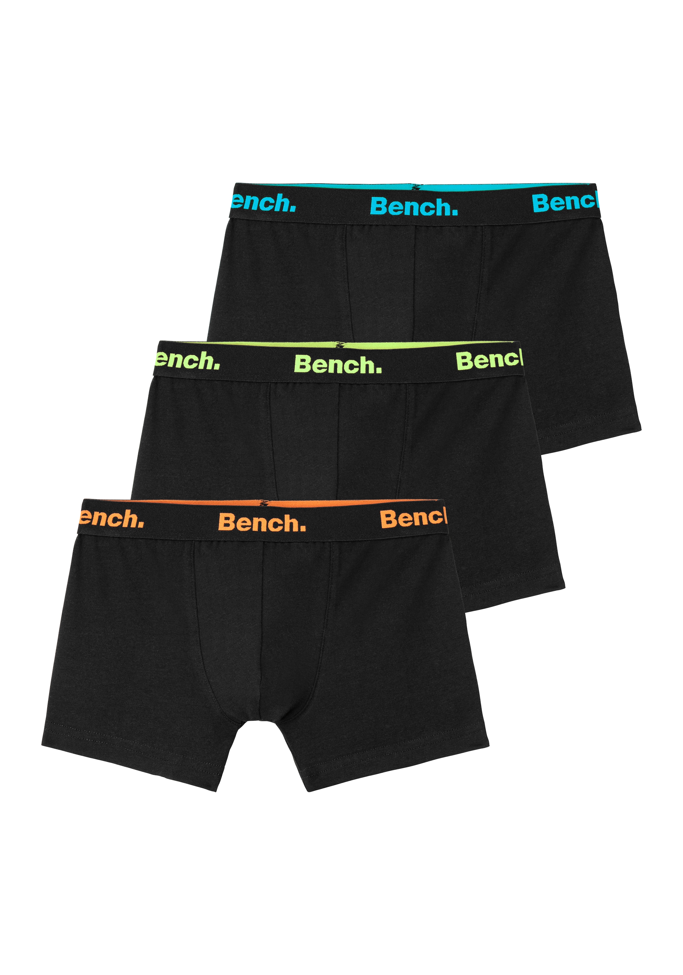 Bench. Boxer »Boxershorts für Jungen«, (Packung, 3 St.), mit Logo-Webbund