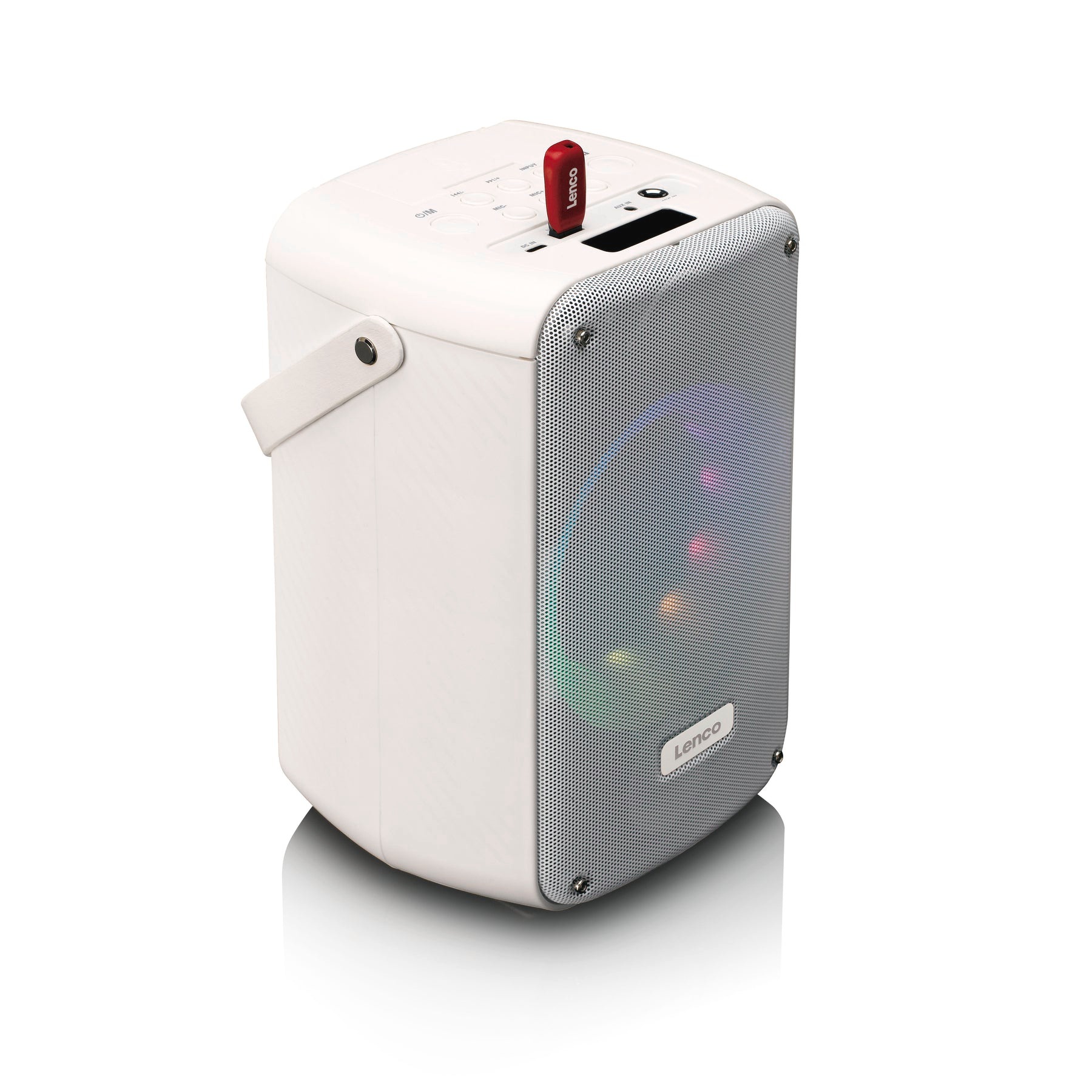 Lenco Party-Lautsprecher »BTC-060 Bluetooth-Lautsprecher Karaokefunktion«