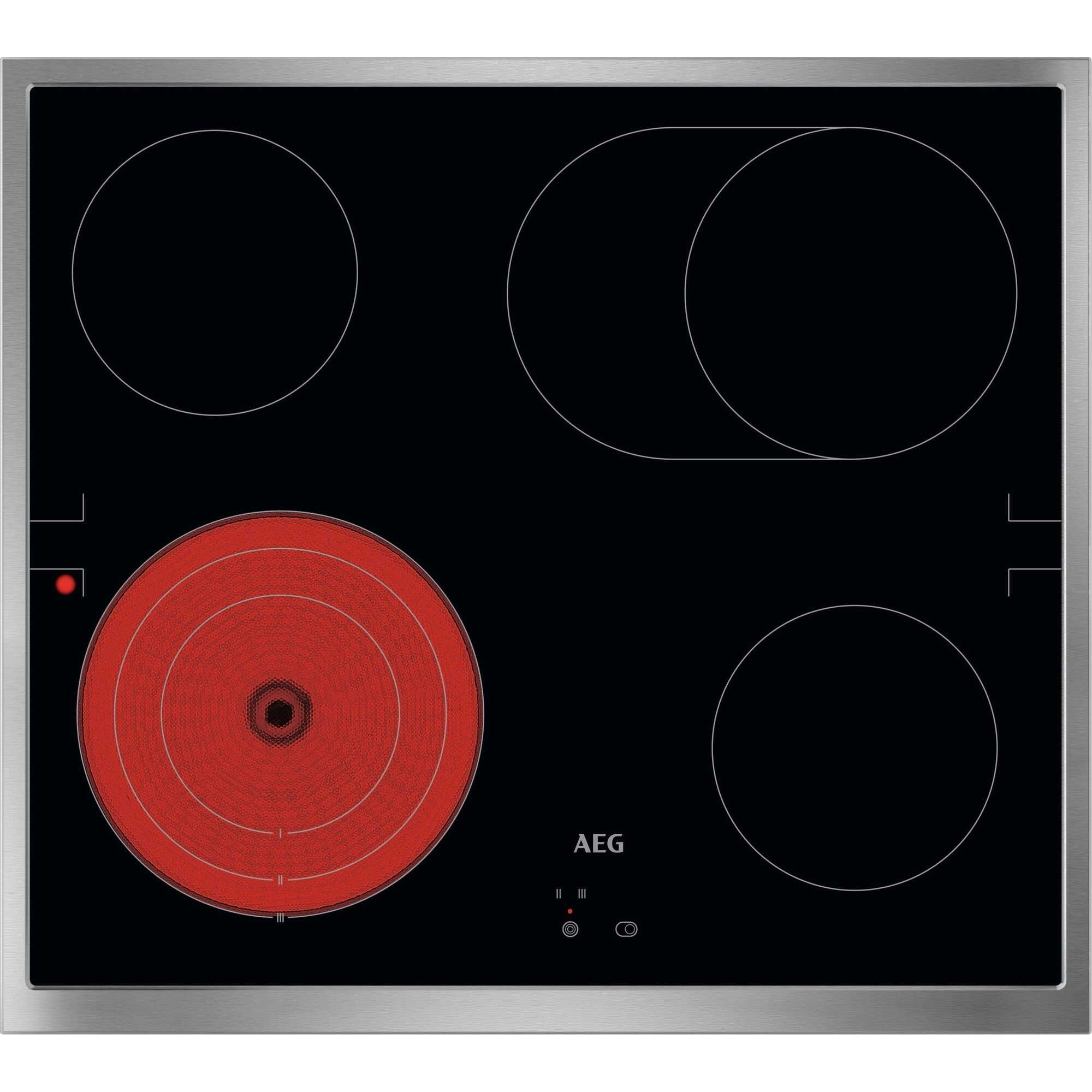 AEG Elektro-Herd-Set Serie 5000 »OU5PE40SM« Pyrolyse-Selbstreinigung Gleichmäßiges Garen auf 3 Ebenen, Pyrolyse, LED-Touch, Bräterzone