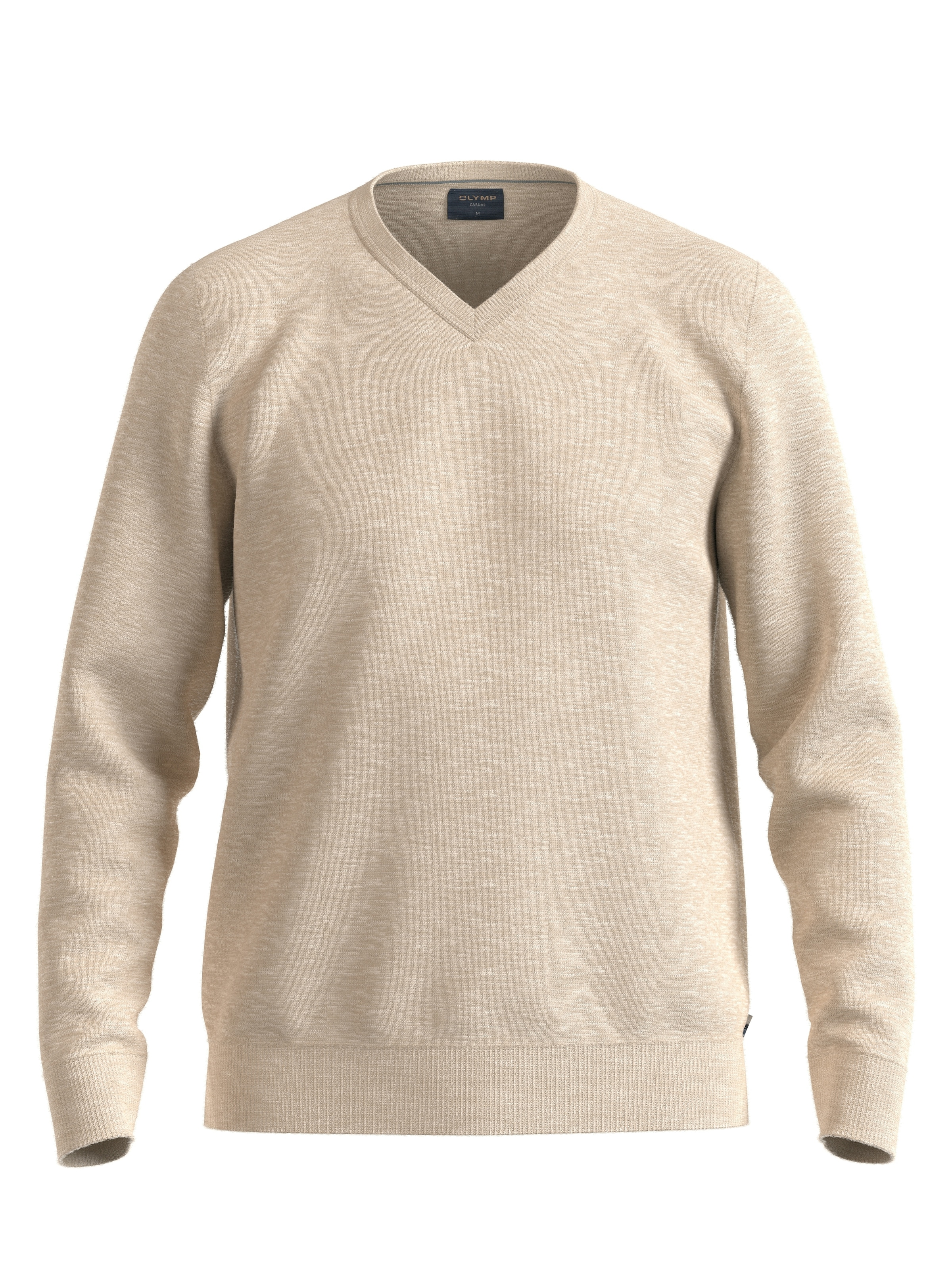 OLYMP V-Ausschnitt-Pullover »OLYMP Strick Casual« klassischer Strickpullover