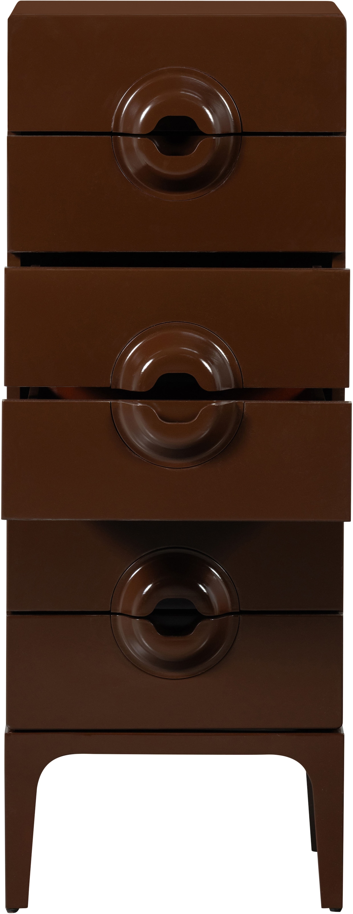 WOOOD Nachtkonsole »WOOOD Merge Kommode 6 Schubladen«