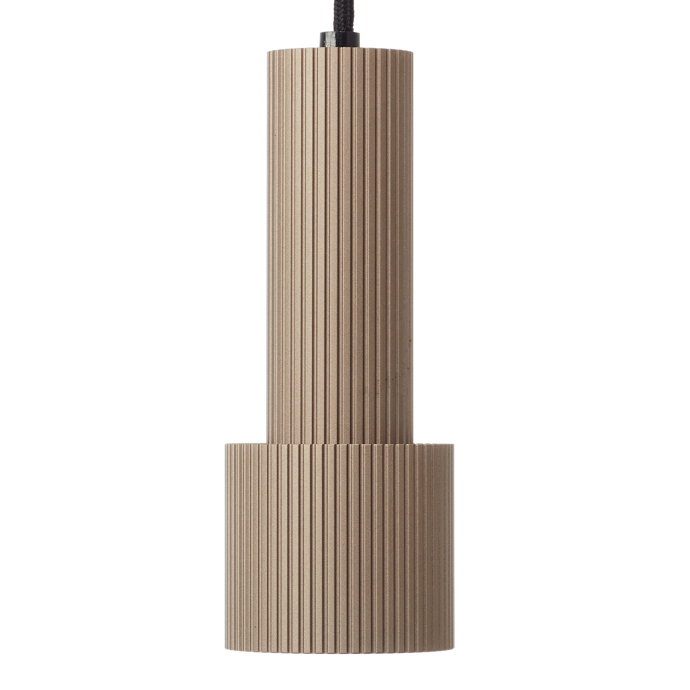 Brilliant Pendelleuchte »Cadiz«, 4 flammig, Leuchtmittel GU10 | ohne Leuchtmittel, 150 x 98 cm, 4x GU10 Fassung, kürzbar, Aluminium, schwarz/bronzefarben