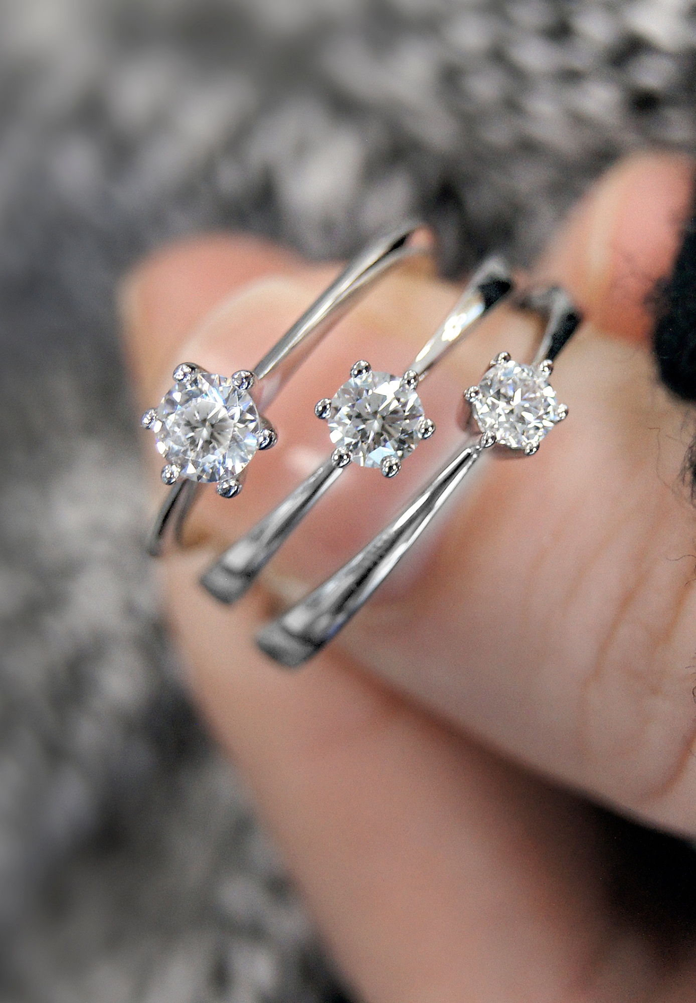 ONE ELEMENT Diamantring »0.2 ct Diamant Brillant Ring aus 585 Weißgold«