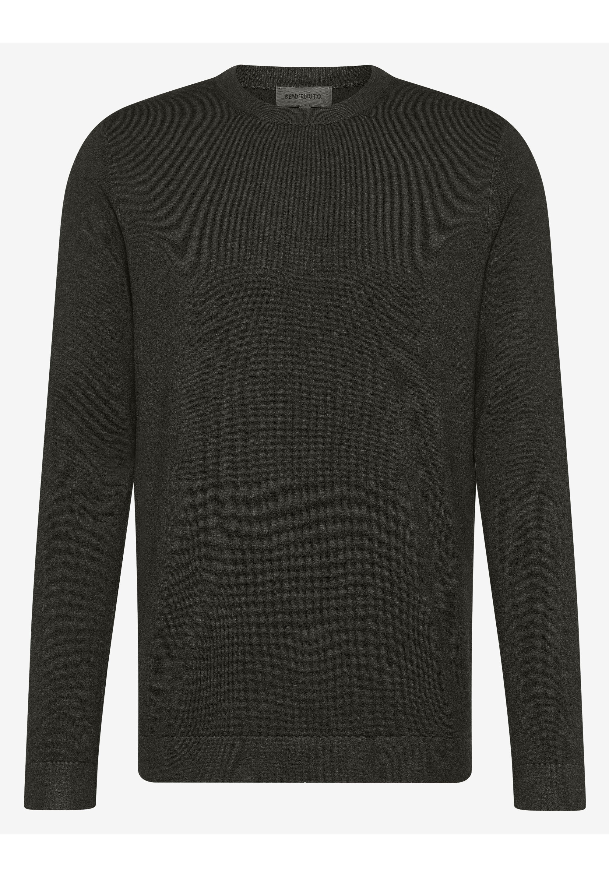 BENVENUTO. Rundhalspullover »BENVENUTO. Pullover AMOS« mit weichem Strickmaterial
