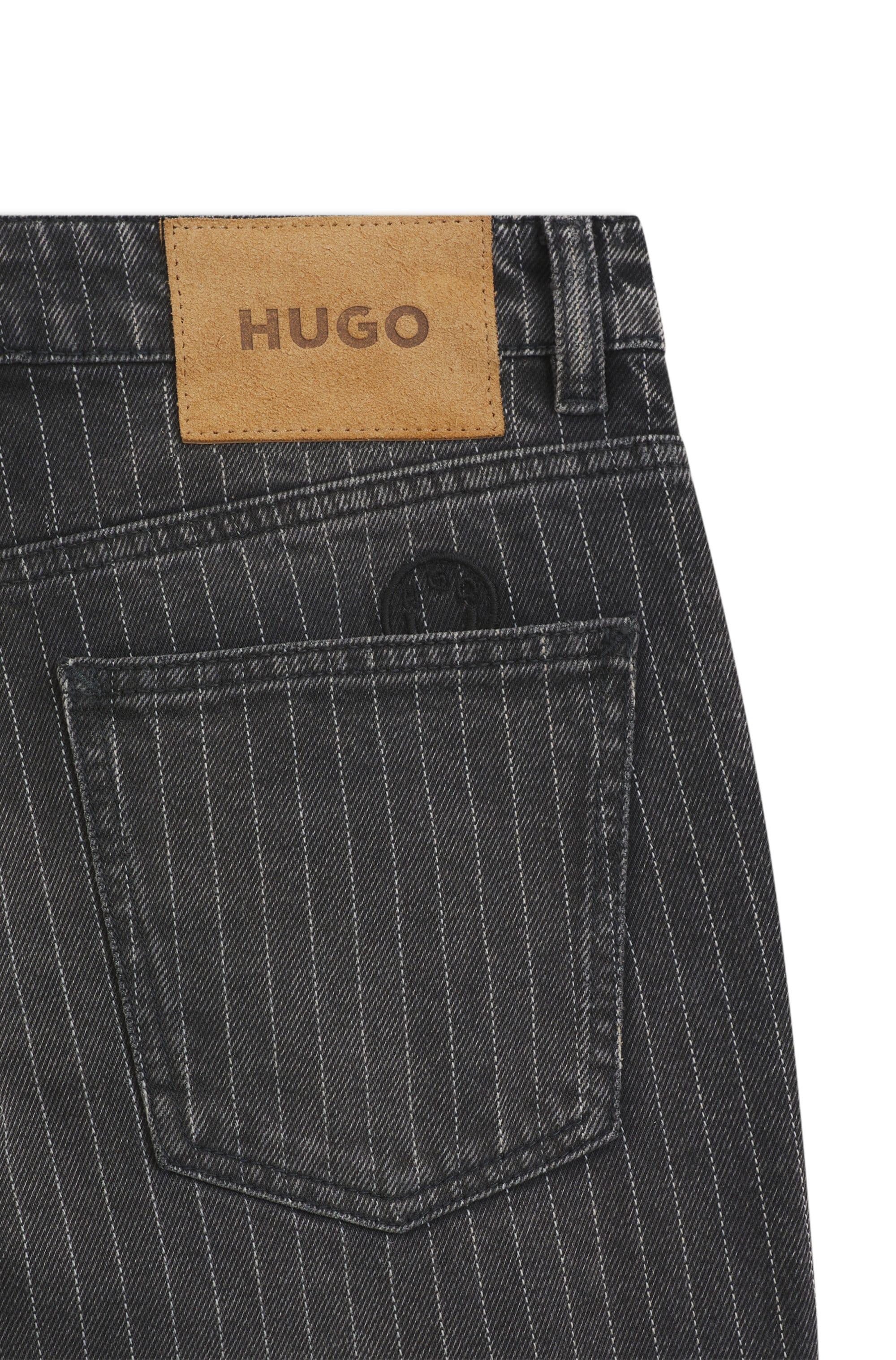 HUGO Bootcut-Jeans »Gelissa« mit Nadelstreifen, Mid Rise