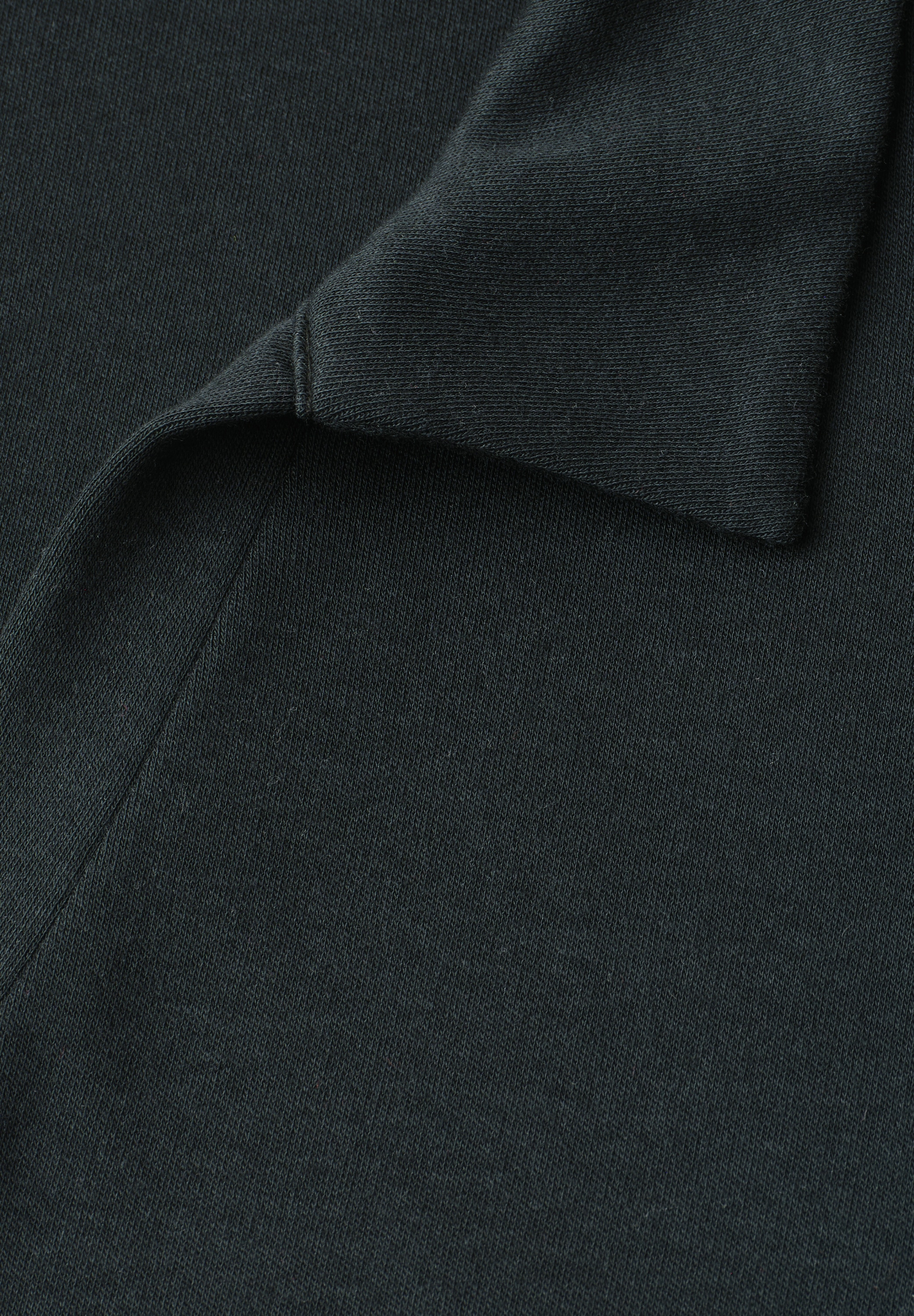 STREET ONE Poloshirt Sommershirt mit breitem elastischem Bund