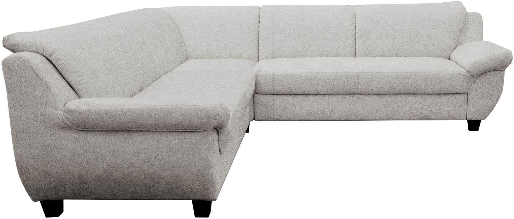 OTTO home Ecksofa »Sillkeborg 251 x 251 cm, formschönes Sofa mit dunklen Füßen« aus haustierfreundlichem Pet Friendly Bezug