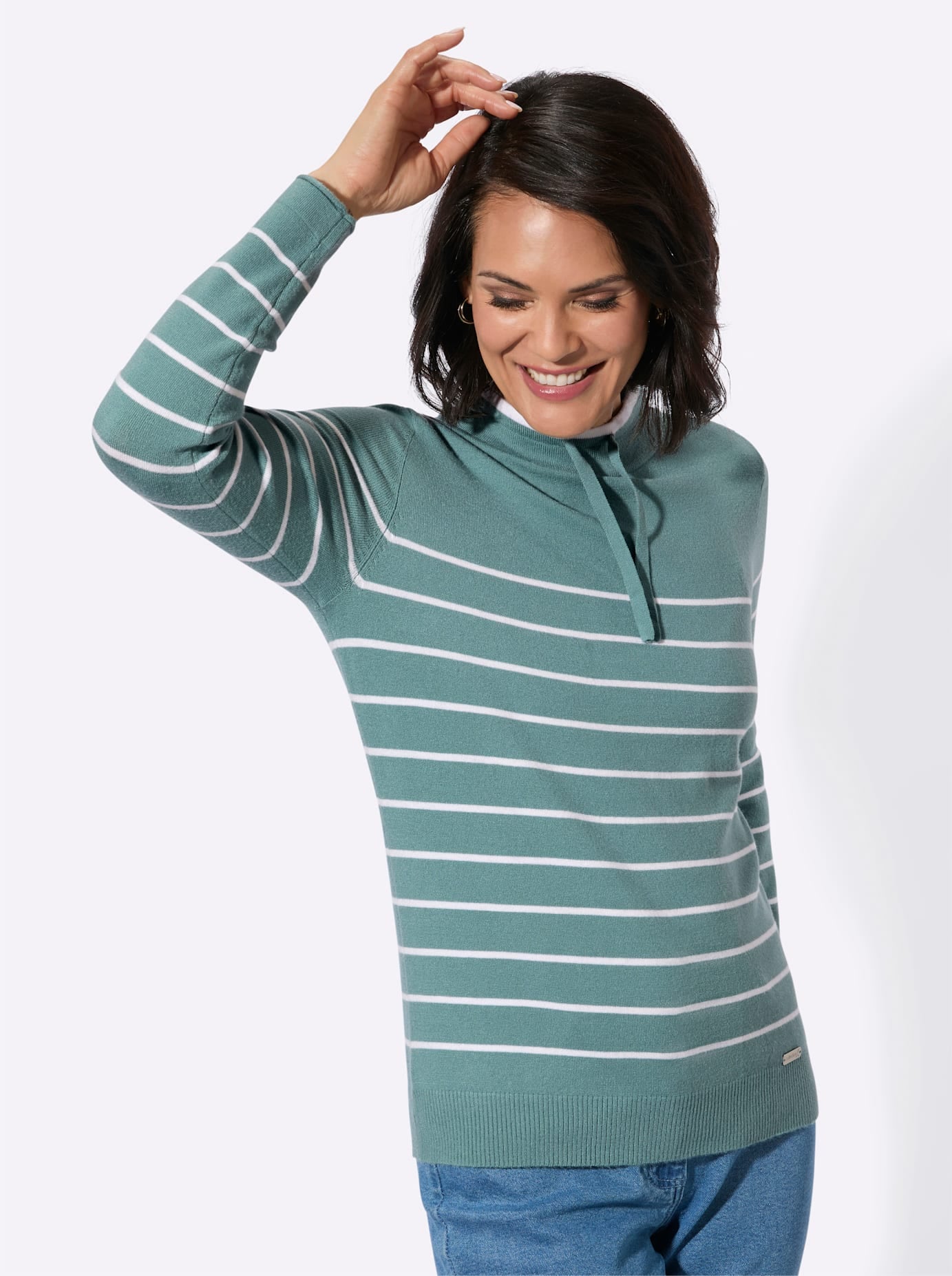 Casual Looks Stehkragenpullover »Stehkragen-Pullover«