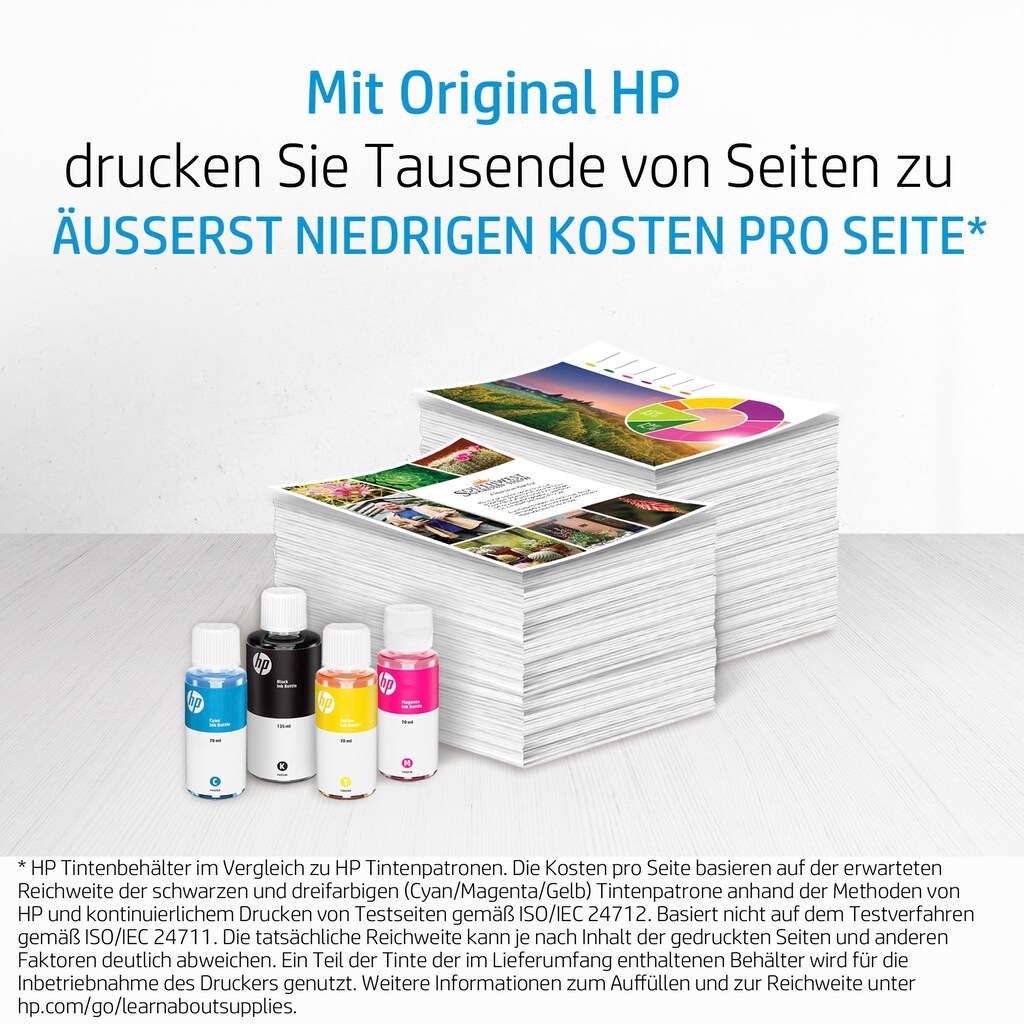 HP Nachfülltinte »31 Gelb Original Tintenflasche, 70 ml«, für HP, (1 St.)