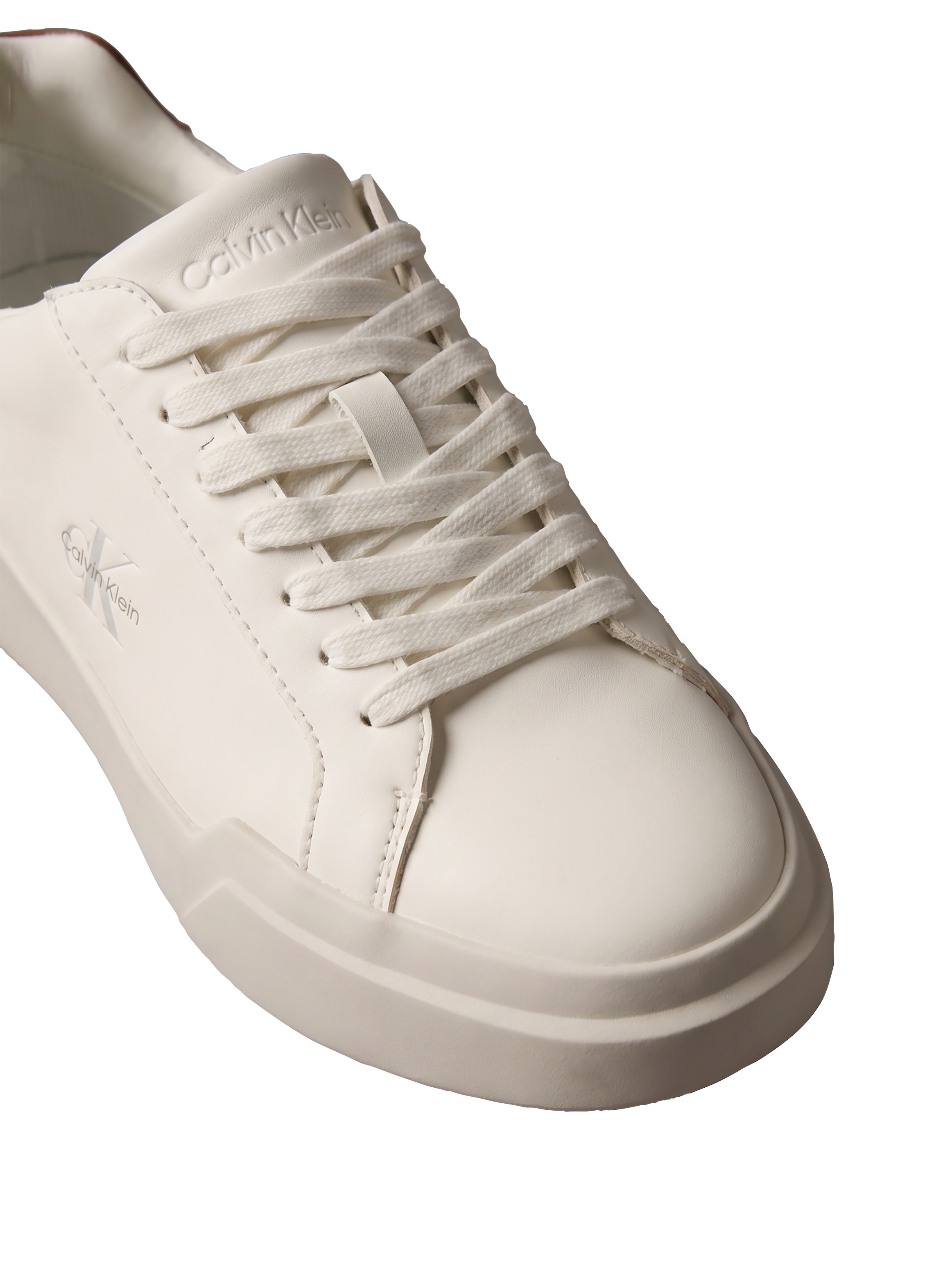 Calvin Klein Plateausneaker »CHUNKY CUPS LACEUP LTH BT CROC«  Schnürschuh, Freizeitschuh, Halbschuh mit seitlichem CK-Logo