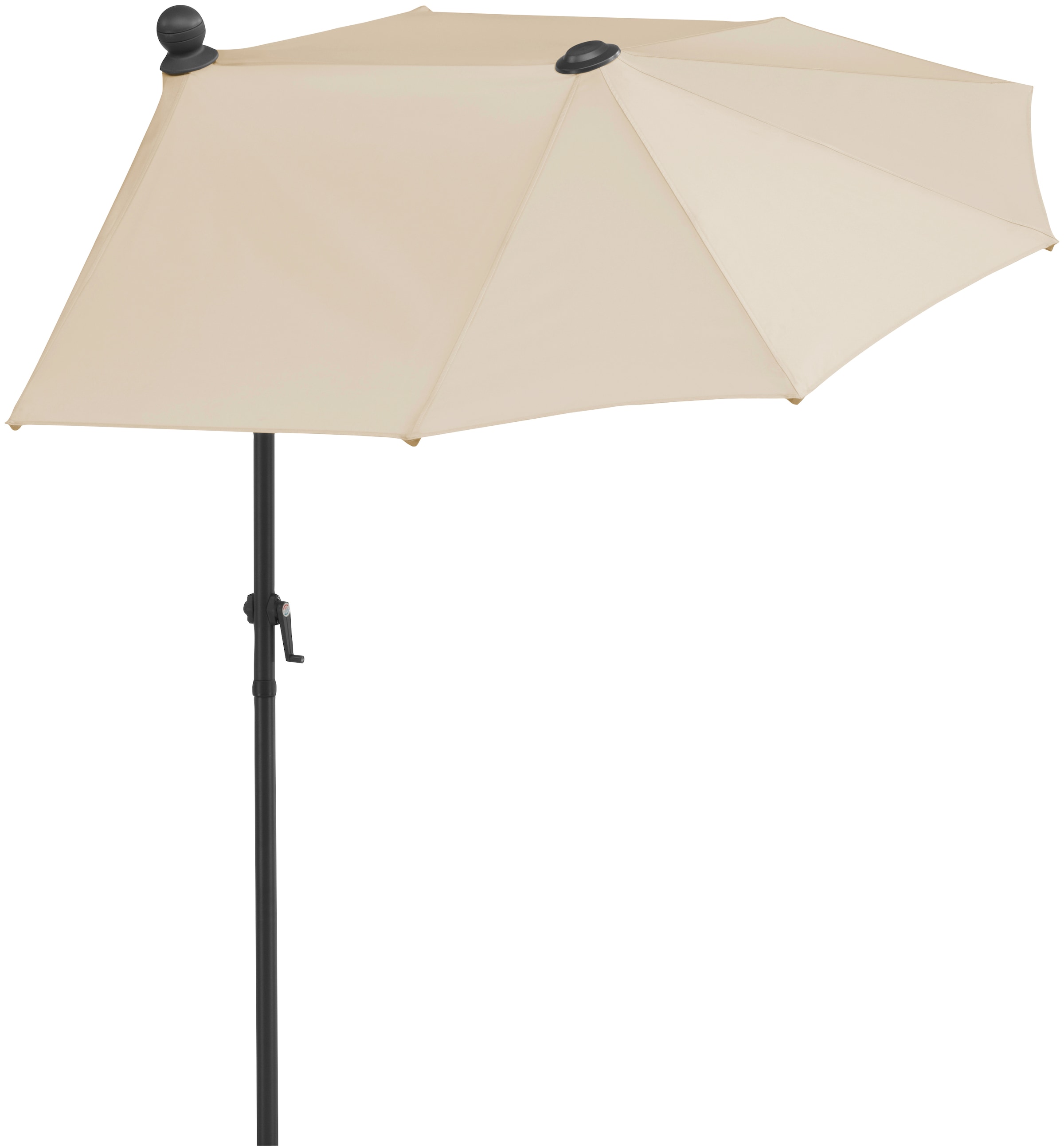 Schneider Schirme Balkonschirm »Salerno mezza«, mit Schutzhülle, ohne Schirmständer