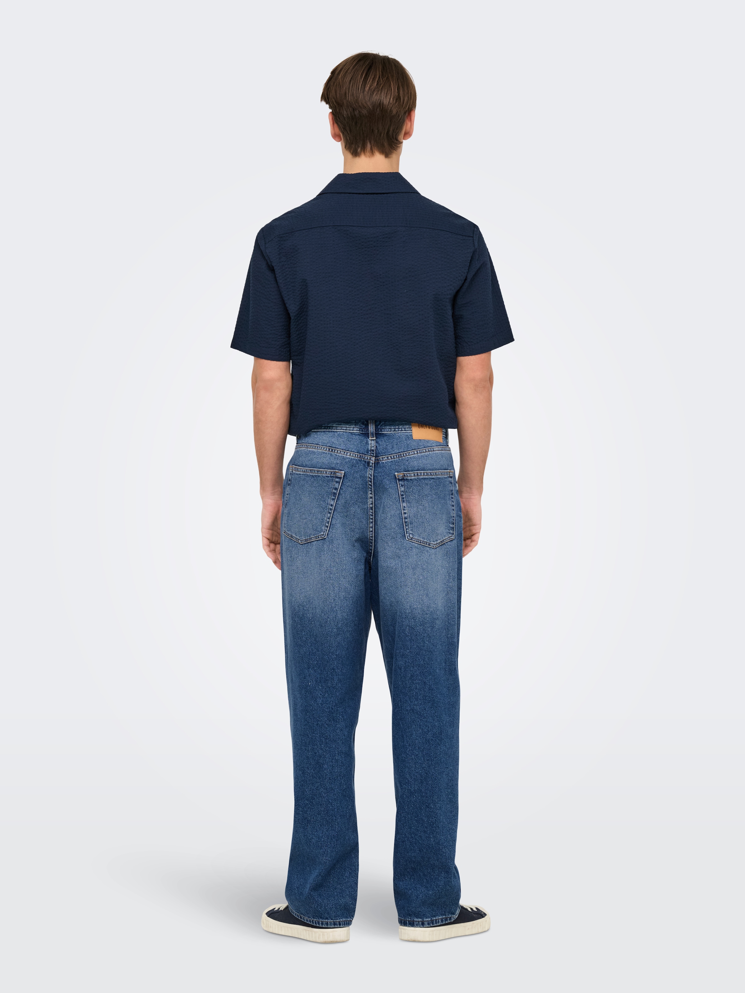 ONLY & SONS Loose-fit-Jeans »ONSFADE LOOSE BOX TAI DNM MU OTL«