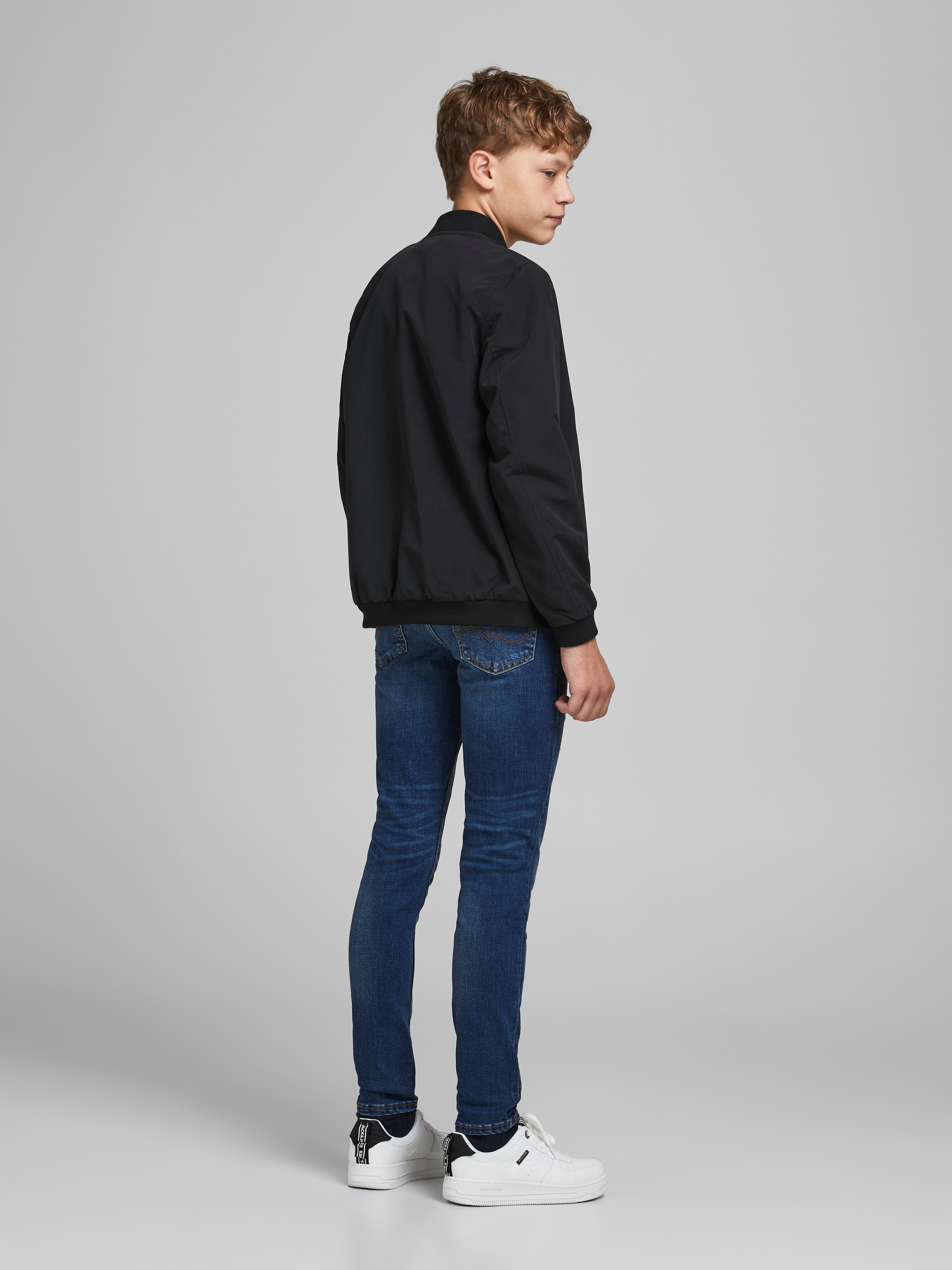 Jack & Jones Junior Bomberjacke »JJERUSH schützt vor Wind, pflegeleicht, leicht«, unifarben, modisch, regular fit, Kapuze