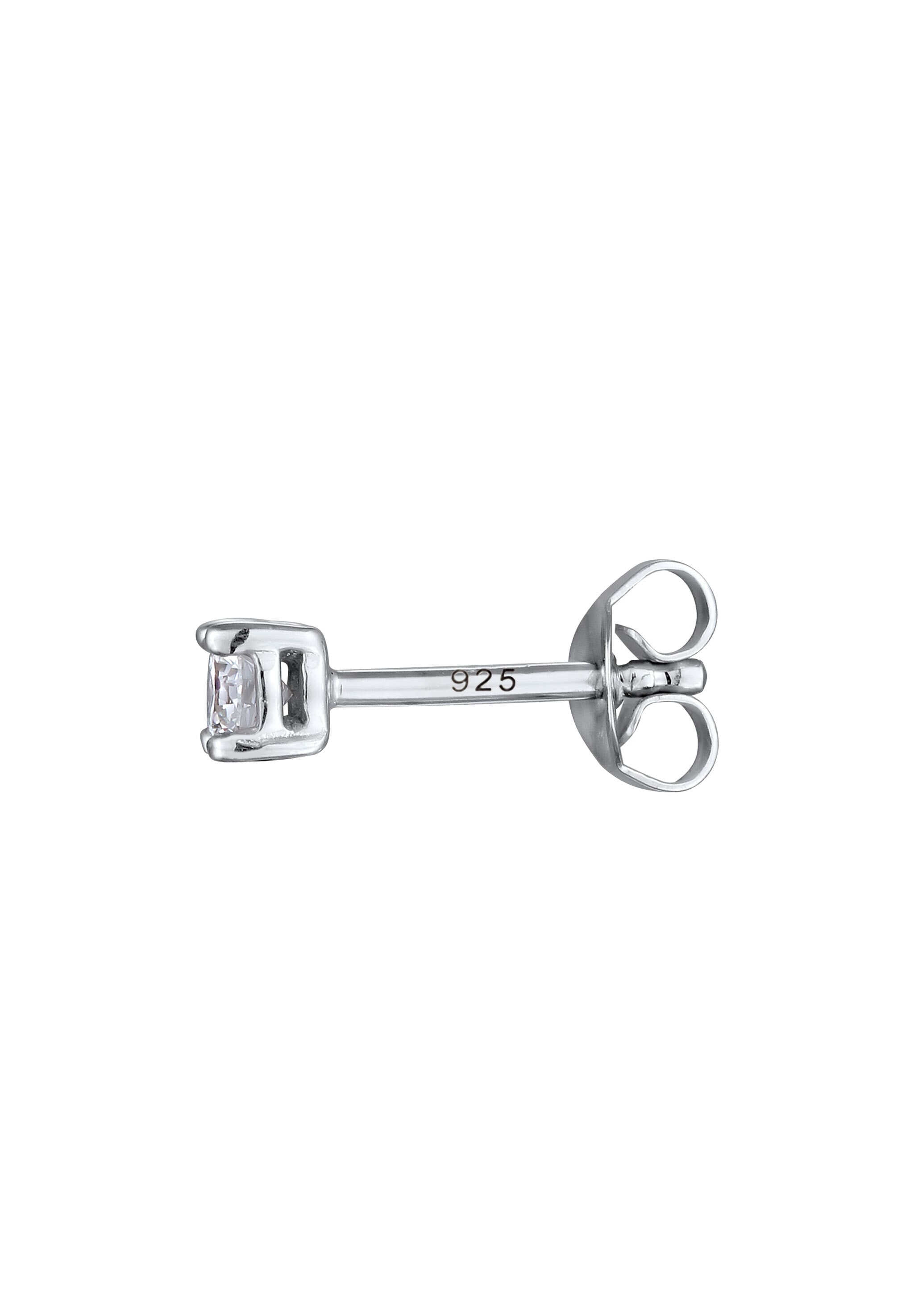 Kuzzoi Paar Ohrstecker »Ohrringe Ohrstecker Lab Grown Diamant Weiß (0.17ct) 925 Sterling Silber«