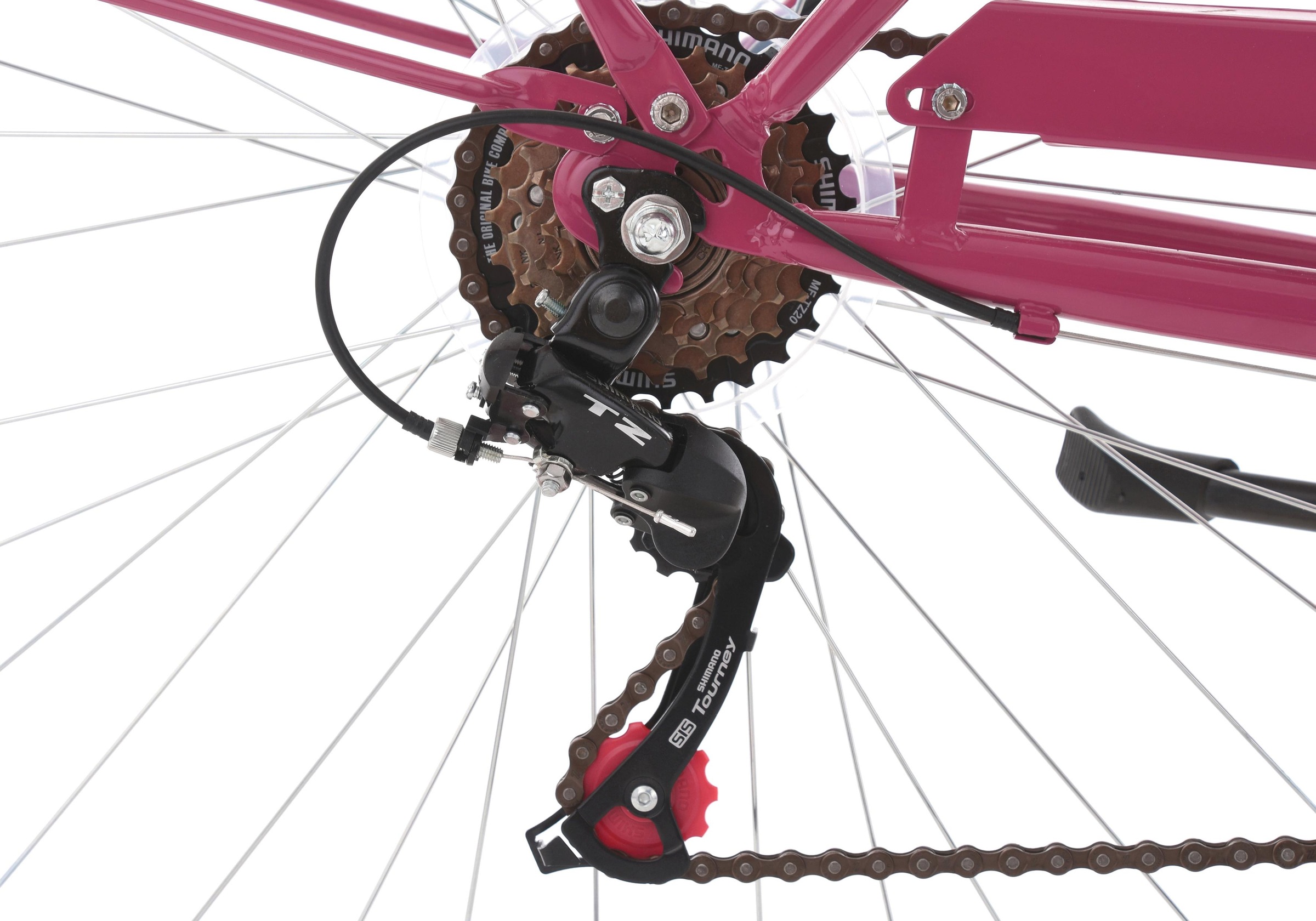 KS Cycling Cityrad »Balloon« 6 Gang Shimano Tourney RD-TZ 50 Schaltwerk Kettenschaltung für Herren, Kettenschaltung