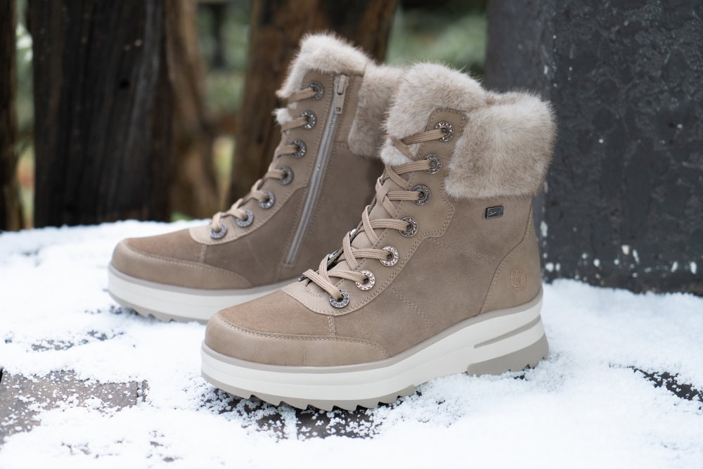 Remonte Winterstiefelette »FIBER GRIP«, Winterboots, Outdoorboots mit wasserabweisender TEX-Membran