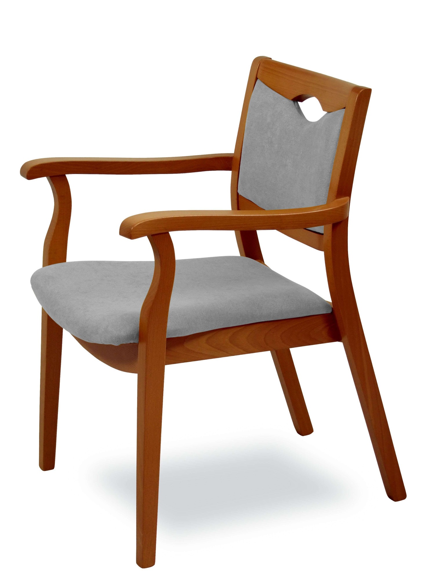 Home affaire Armlehnstuhl »London, Stuhl, Komfortsessel, 3 Gestellfarben, Made in Italy« () 1 Stk.Extra-komfortabel, ergonomisch, fleckenabweisendes Gewebe, Massivholz