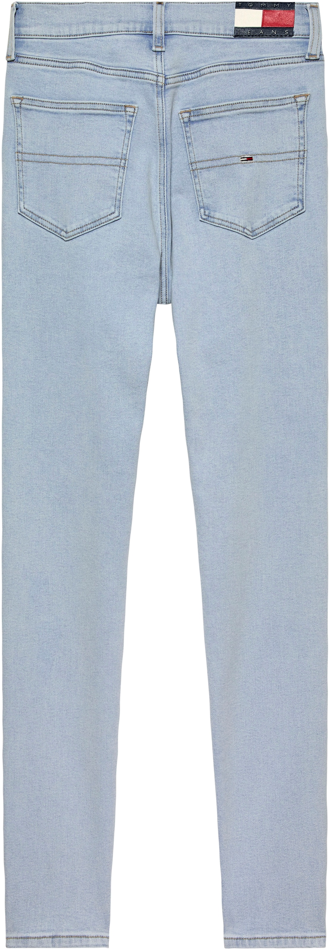 Tommy Jeans Bequeme Jeans »Sylvia Skinny Slim Jeans Hohe Leibhöhe«, mit Ledermarkenlabel