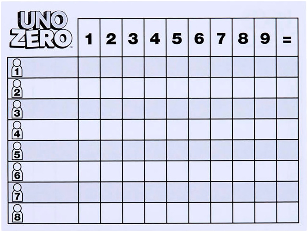 Mattel games Spiel »UNO Zero«