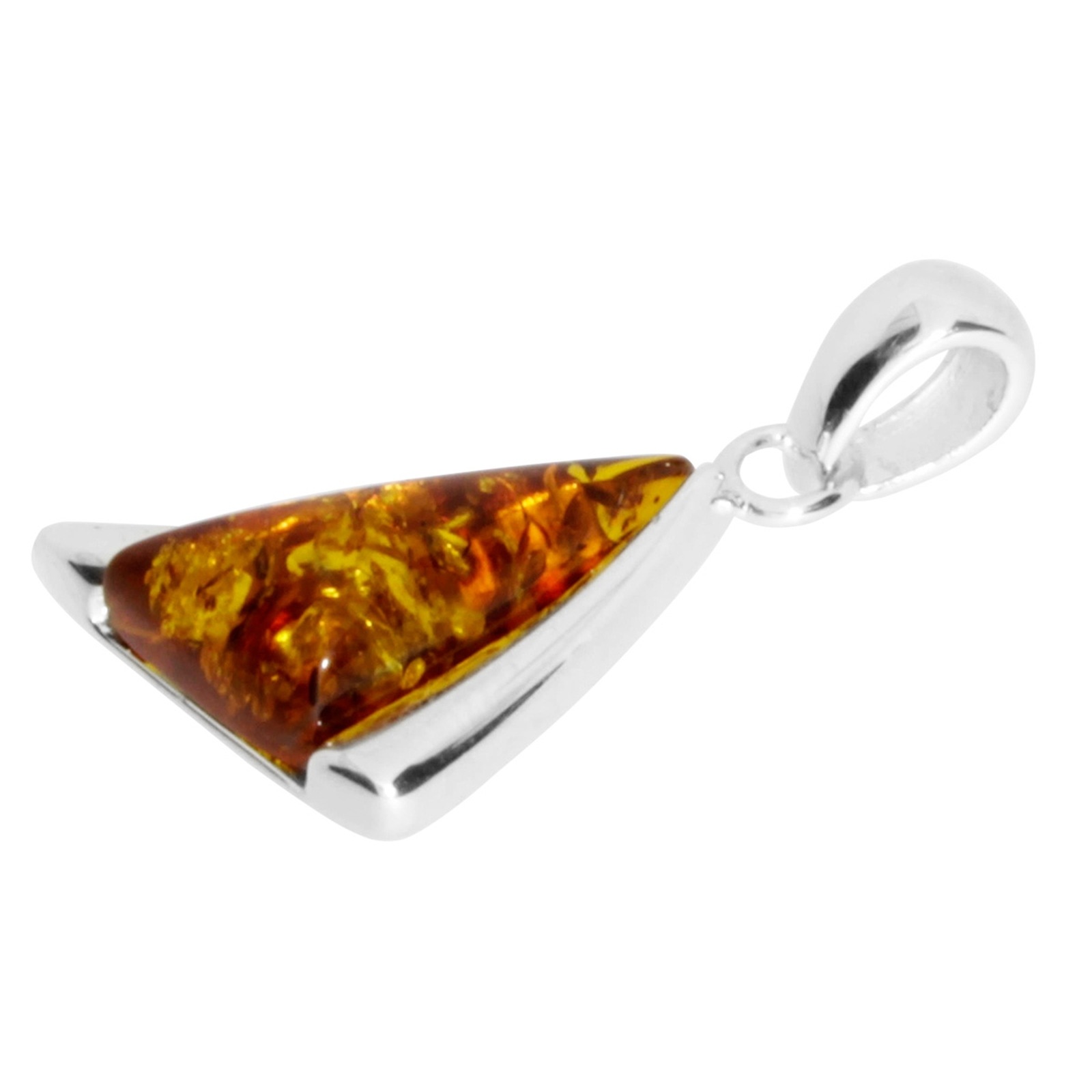 OSTSEE-SCHMUCK Kettenanhänger »- Imke 25 mm - Silber 925/000 - Bernstein«