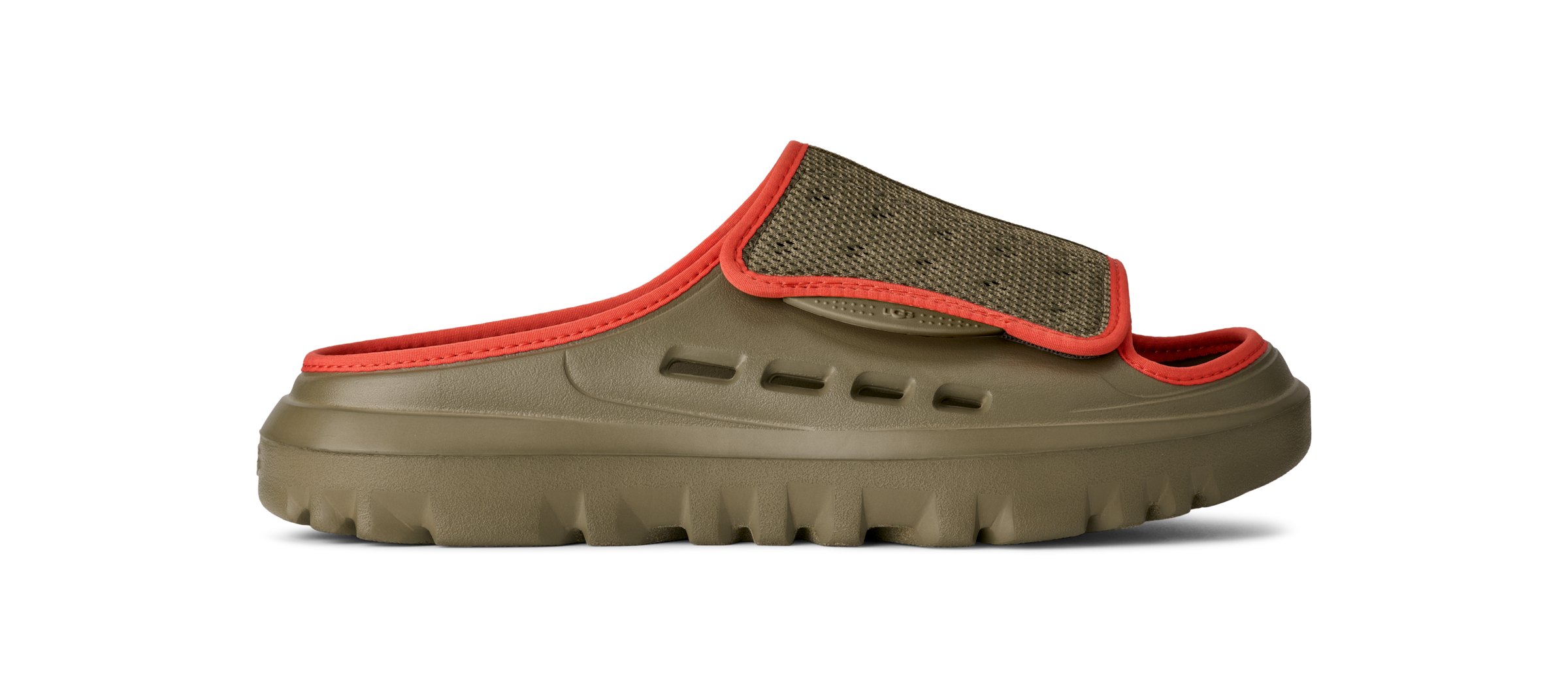 UGG Pantolette »PEAKMOD SLIDE«  Mule, Sabot mit Textil-Einfass