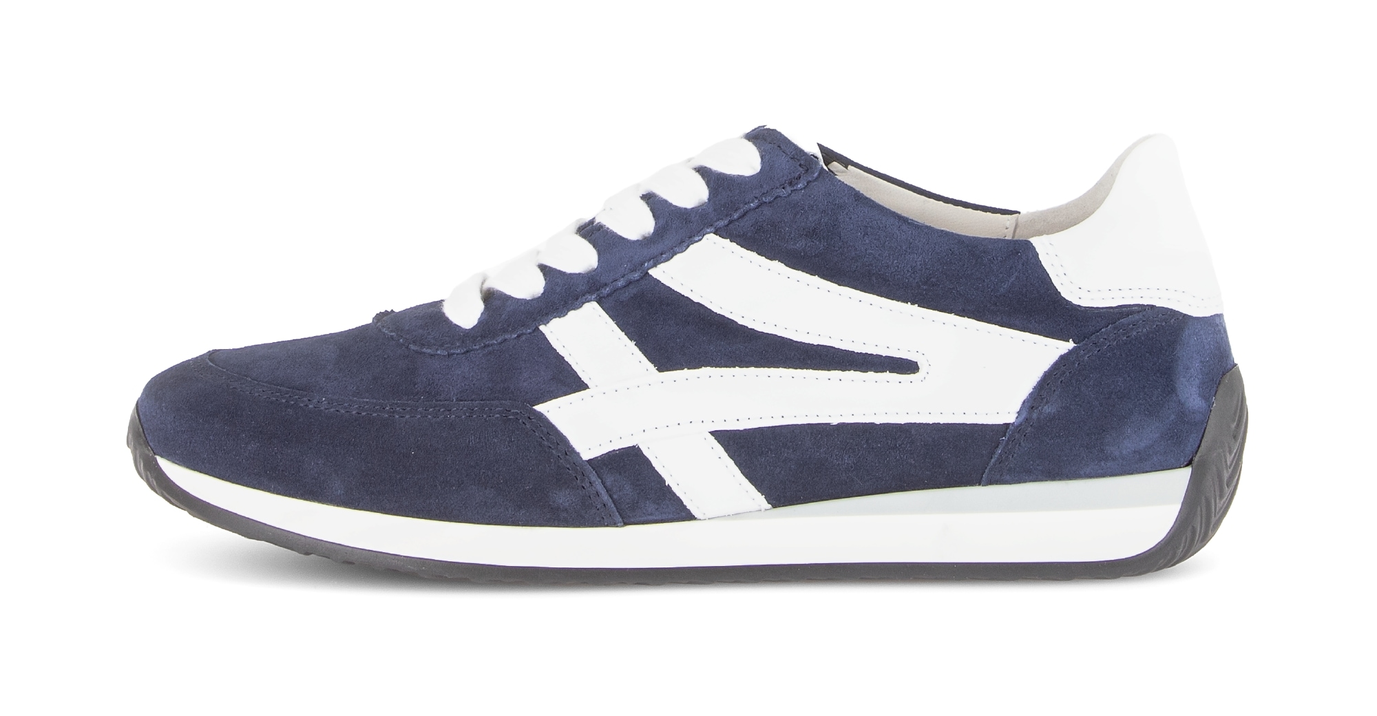 Gabor Keilsneaker »Davos«  , Freizeitschuh, Komfortschuh, Schnürschuh mit Kontrastbesatz, H-Weite