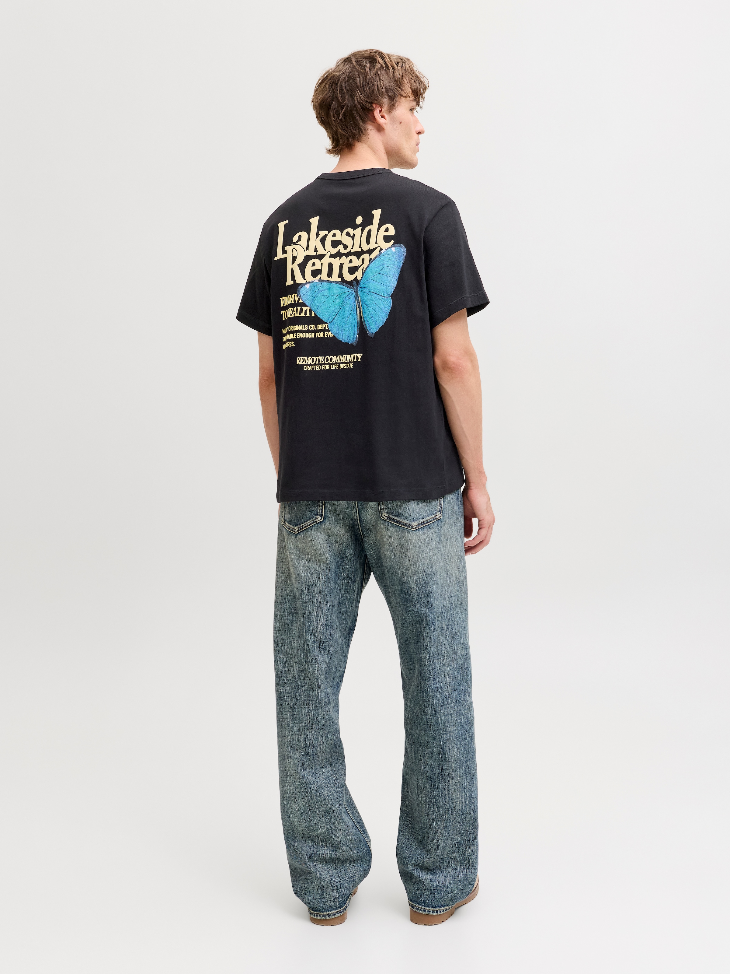 Jack & Jones T-Shirt »JORMONTAUK MULTICOLOR GRAPHIC TEE CN«